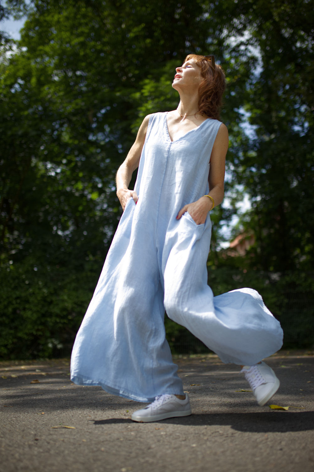 Jumpsuit aus Leinen von Alexandre Laurent: Sitz, passt, fühlt sich an wie Urlaub!