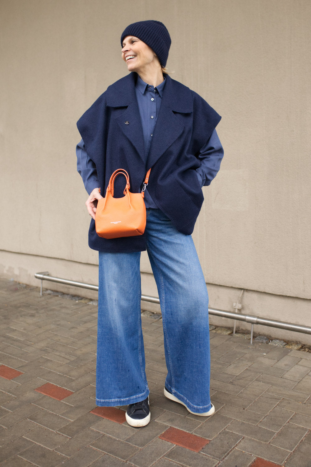 Easy durch die Feiertage! Oversize Weste von CÉ