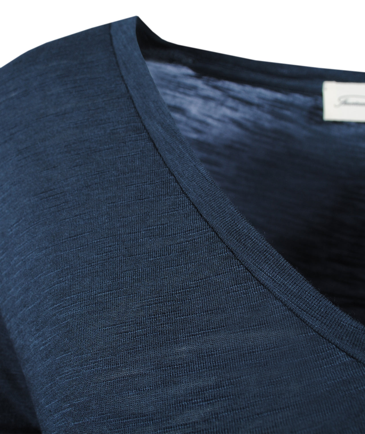 1/1 V-Shirt geflammt | graublau