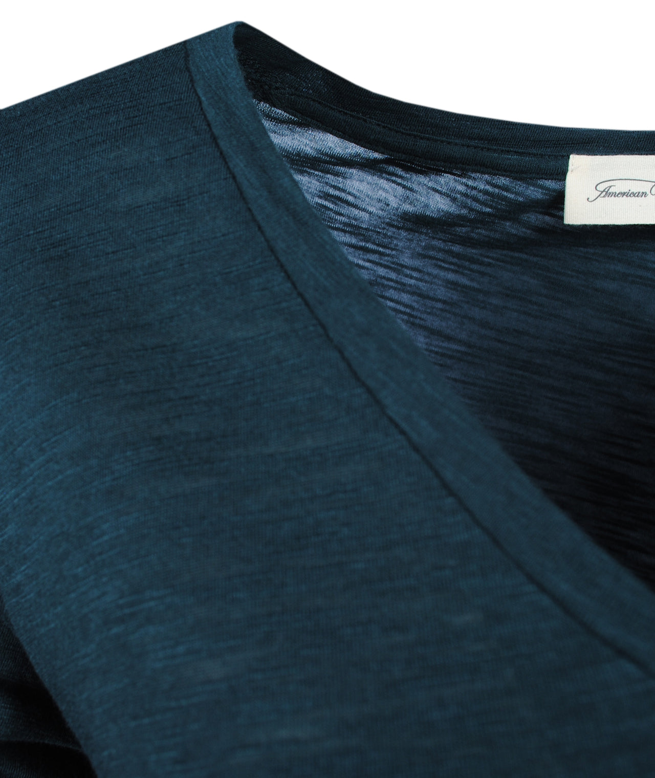 1/1 V-Shirt geflammt | dunkelgrün