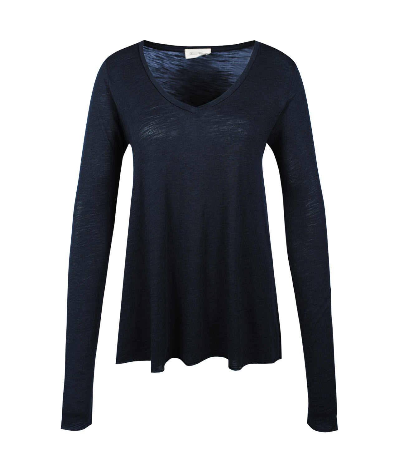 1/1 V-Shirt geflammt | navy