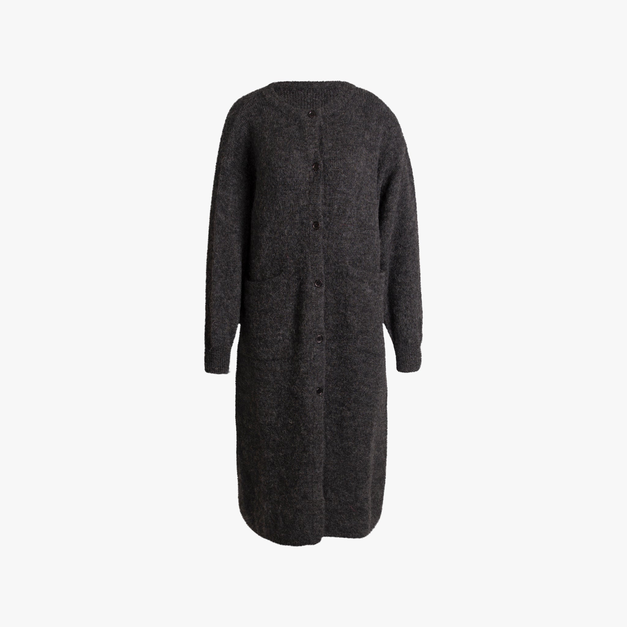 Strickmantel geknöpft | anthra