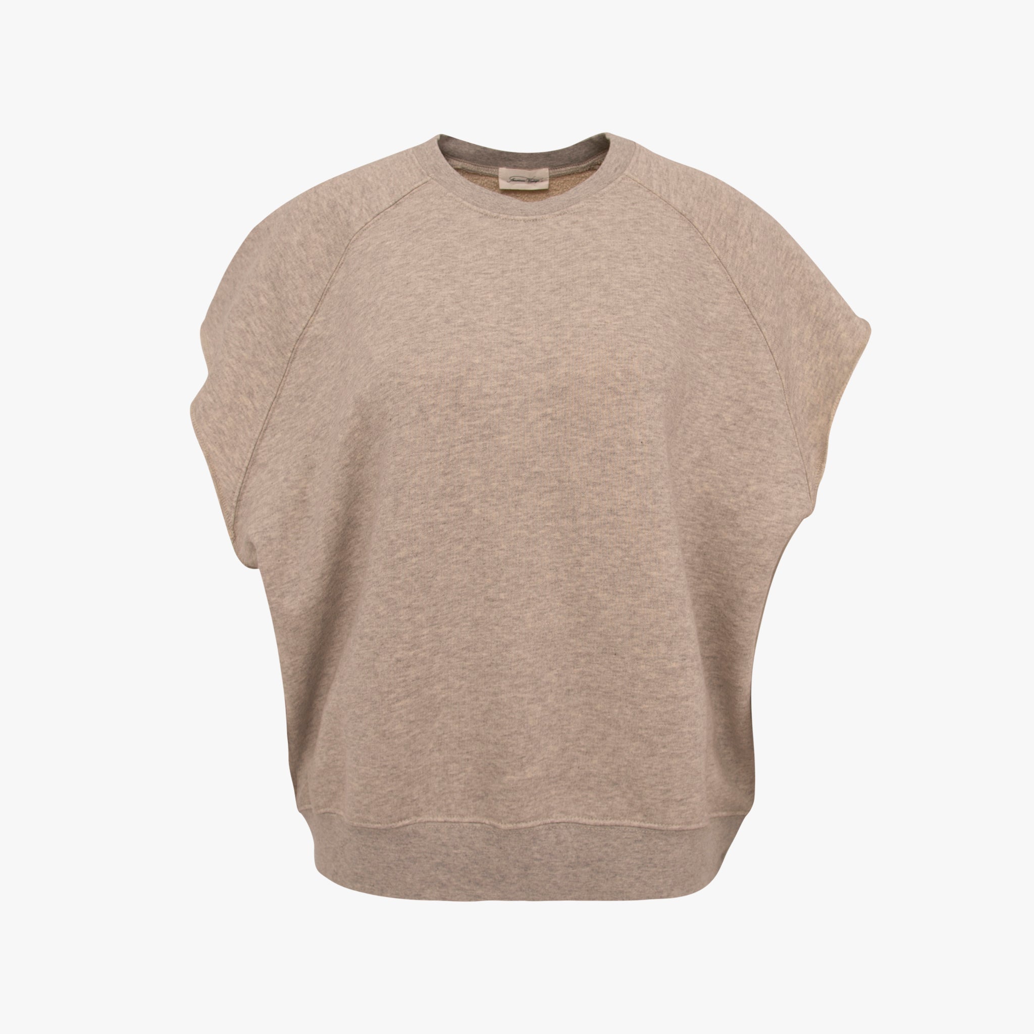 American Vintage Sweater o. Arm | anthramelange