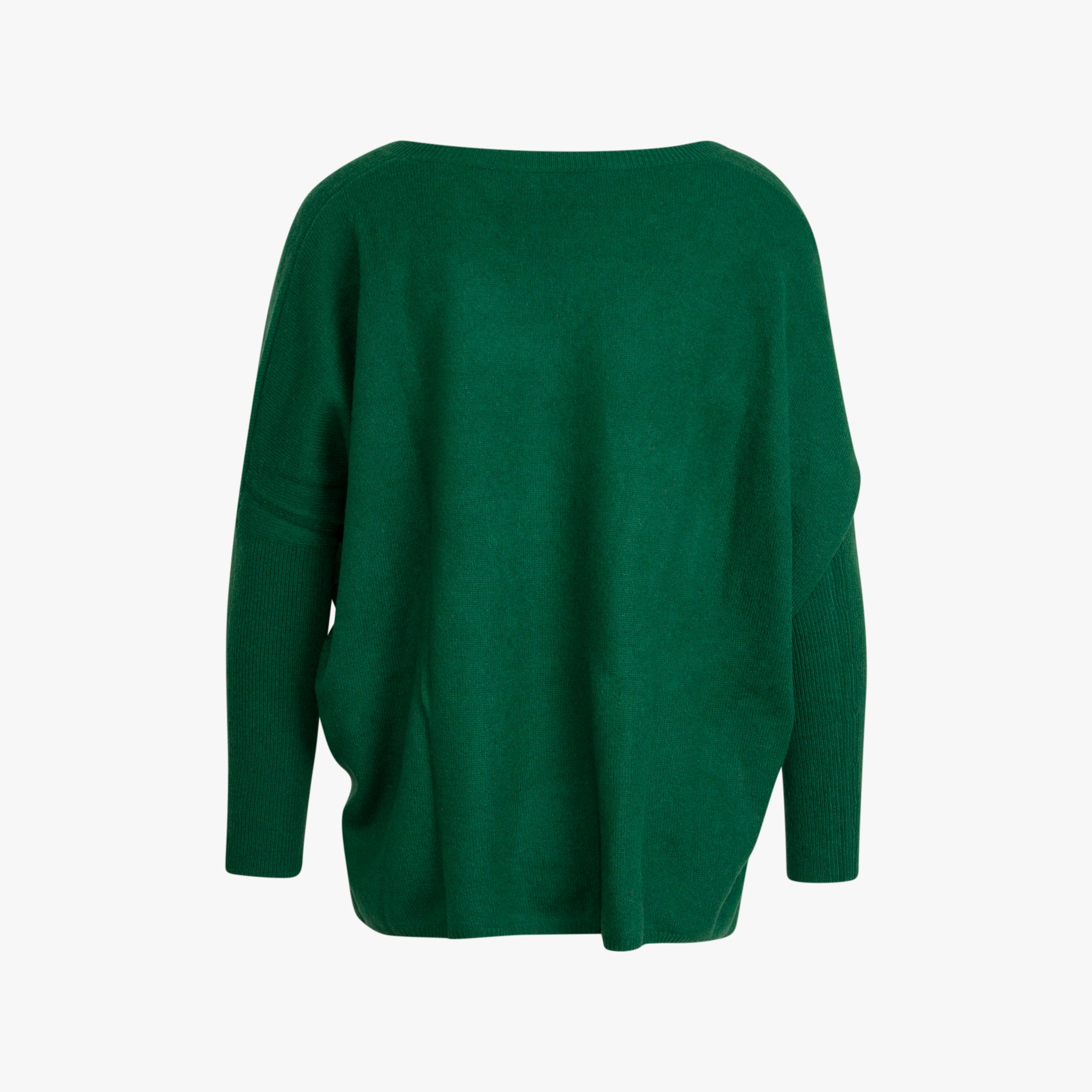 1/1 V-Poncho-Pulli | flaschengrün