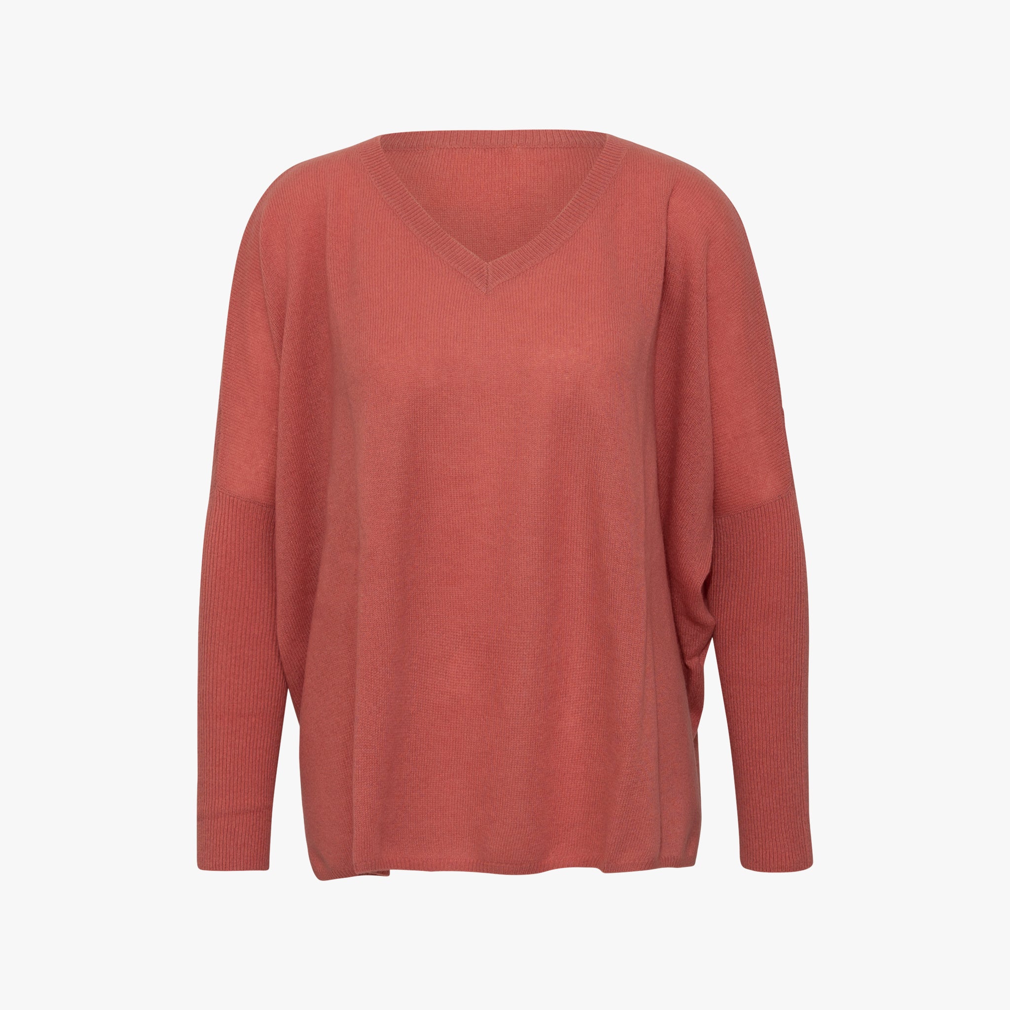 1/1 V-Poncho-Pulli | rosenholz