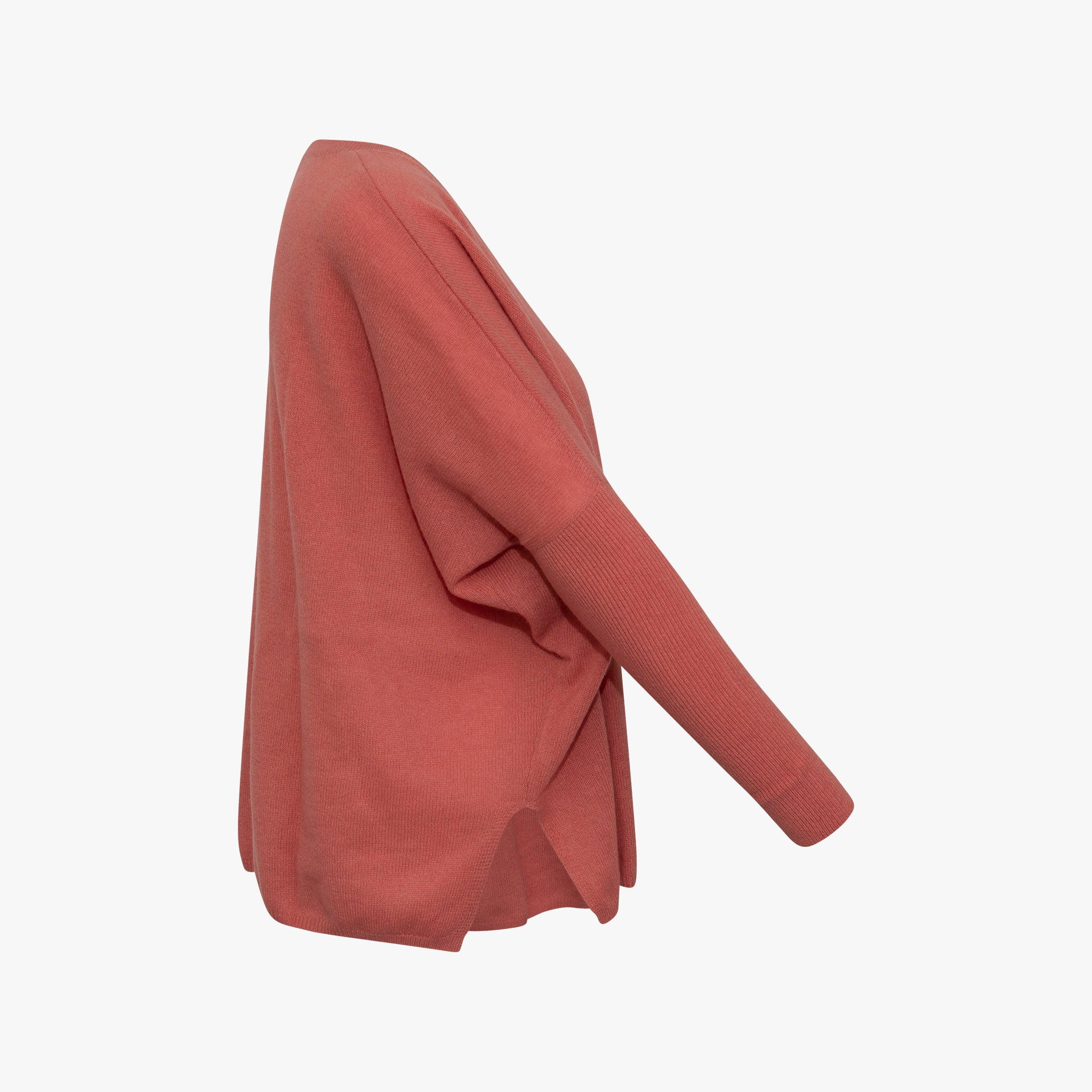 1/1 V-Poncho-Pulli | rosenholz