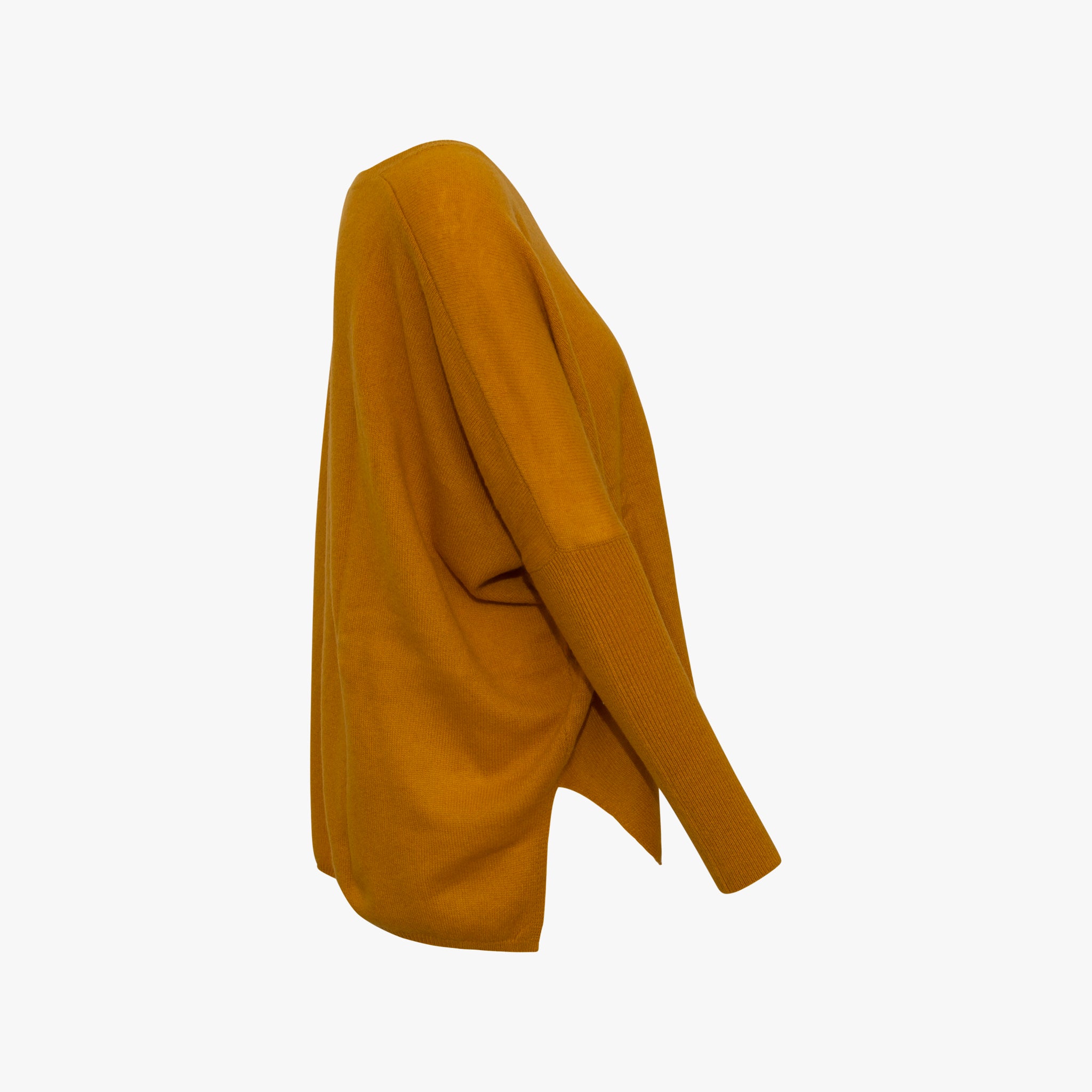 1/1 V-Poncho-Pulli | curry