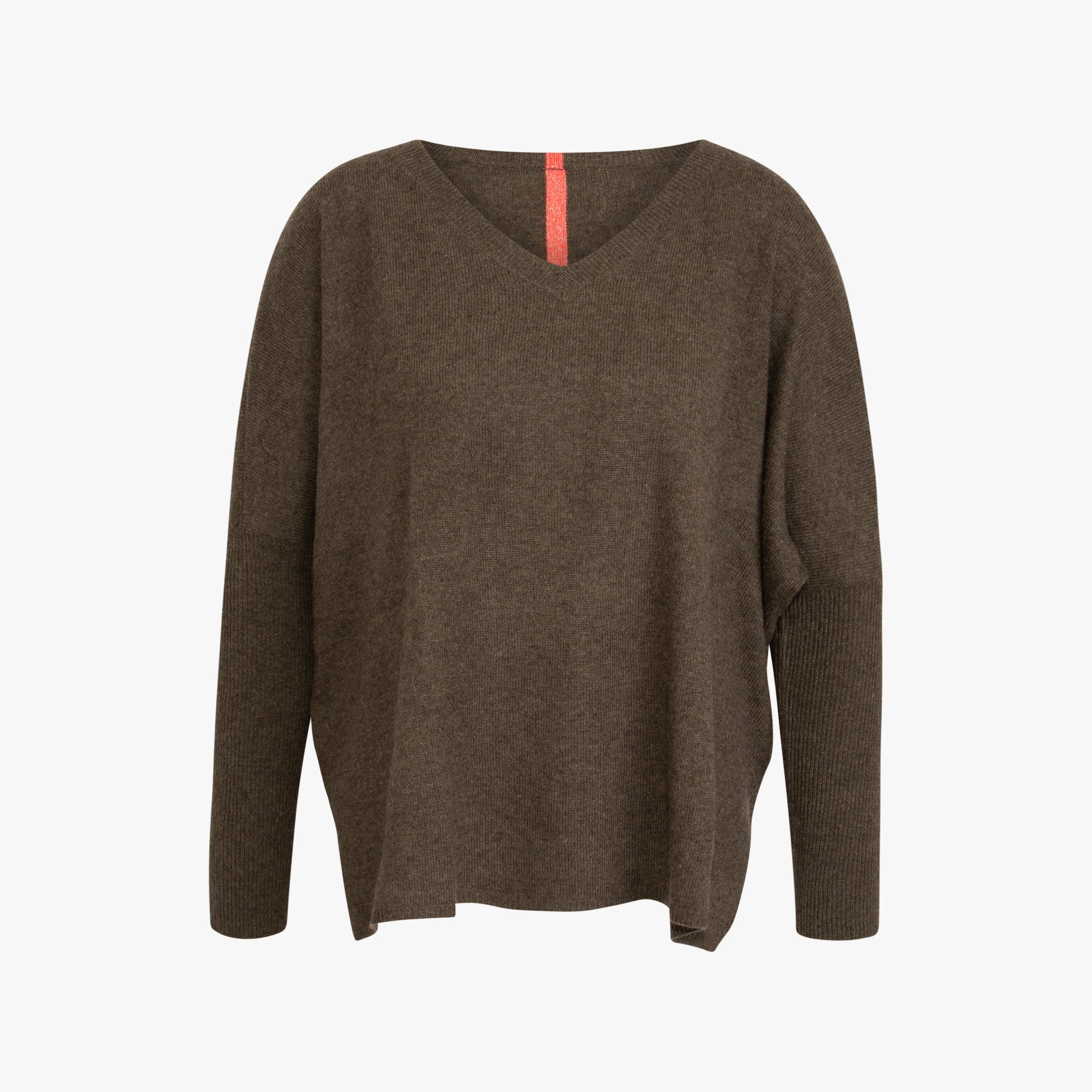V-Ponchopulli Backstripe | khaki
