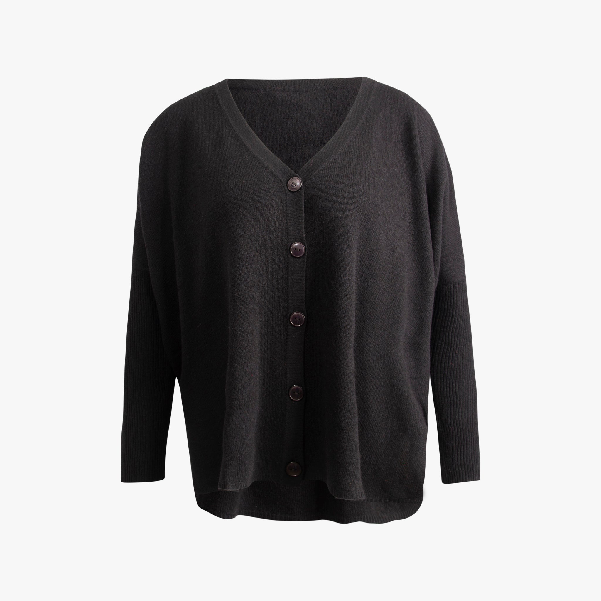 Cardigan Cashmere | schwarz