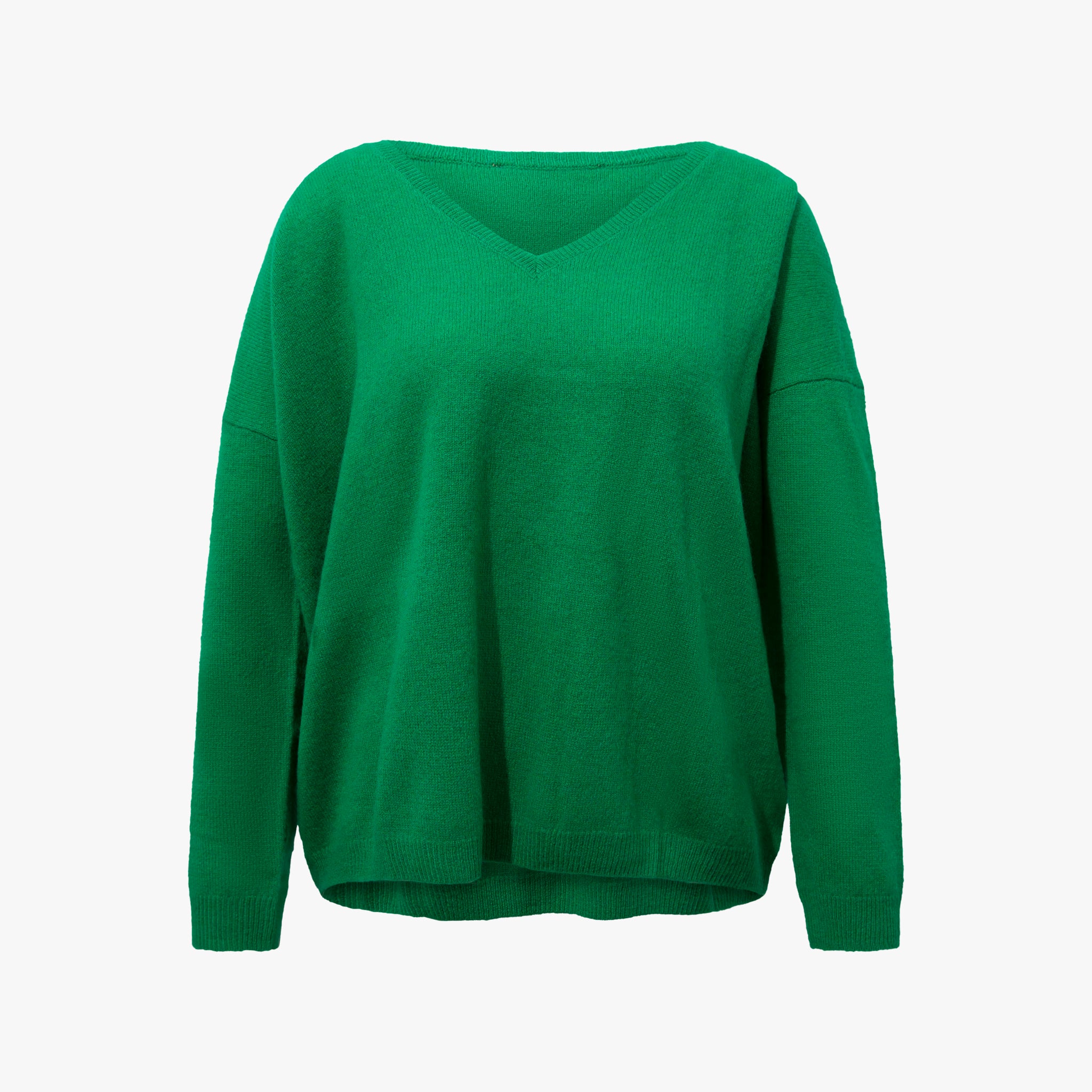V-Pulli Cashmere | grün