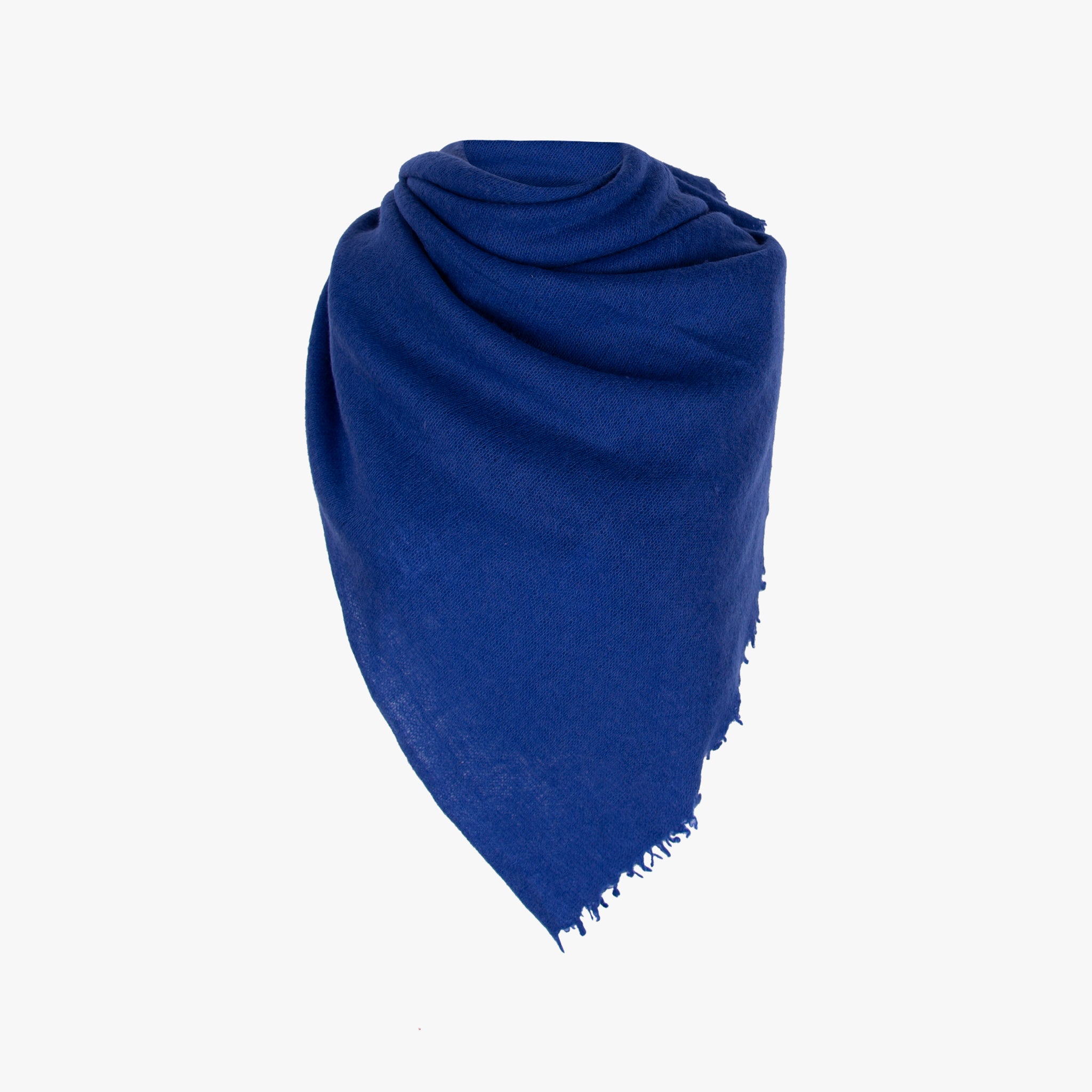 Bakaree Schal gefiltztes Cashmere | blau