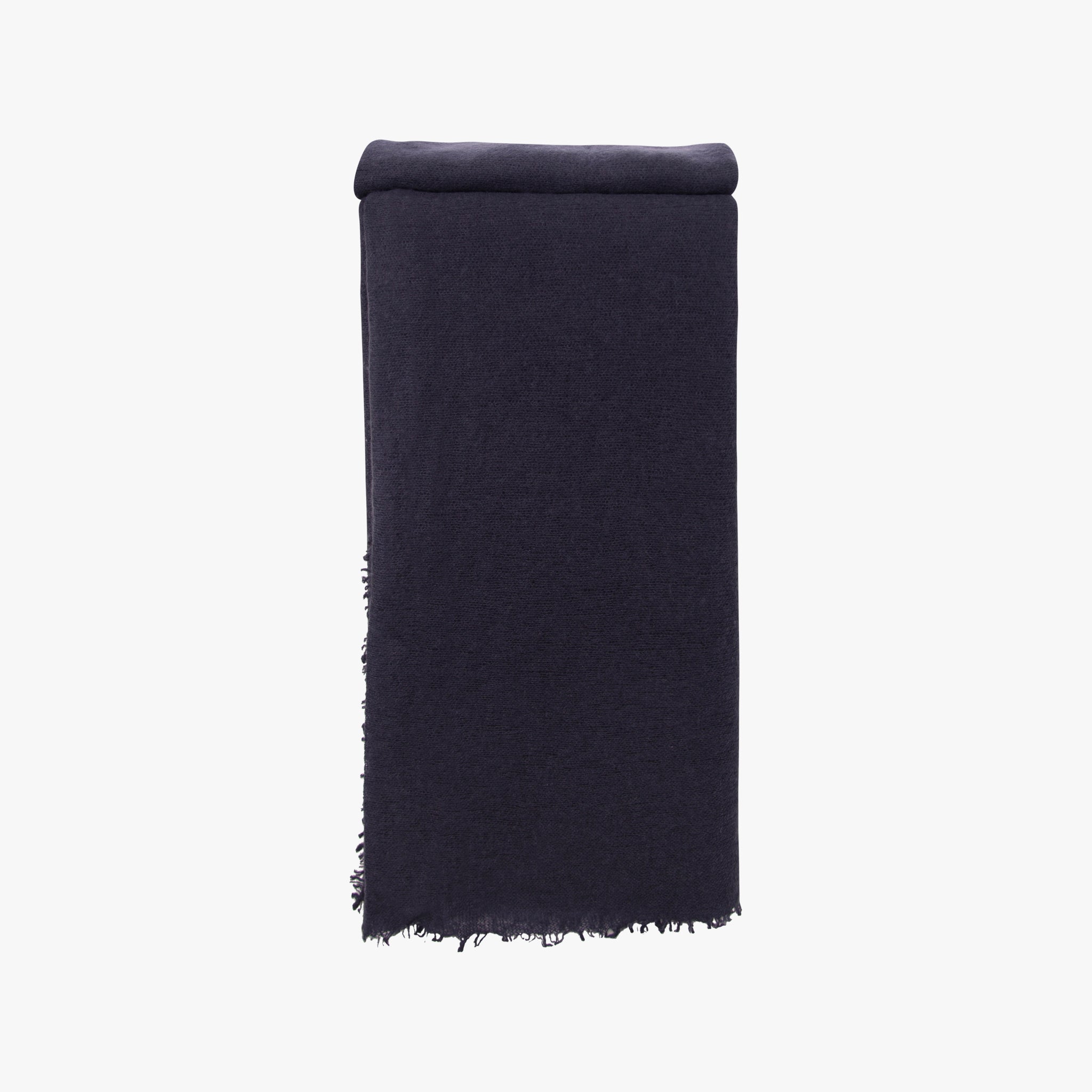 Bakaree Schal gefiltztes Cashmere | dunkelblau