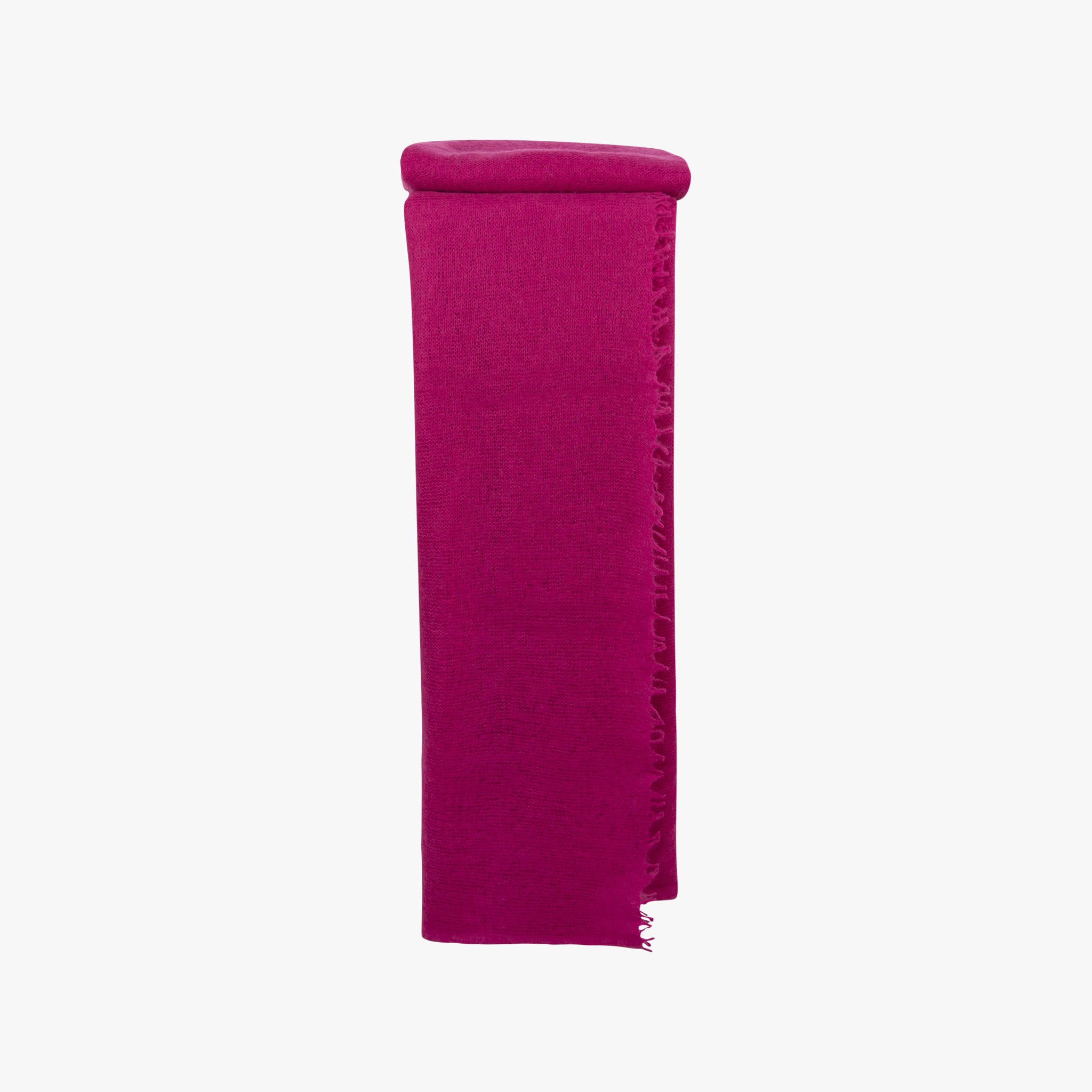 Bakaree Schal gefiltztes Cashmere | fuchsia