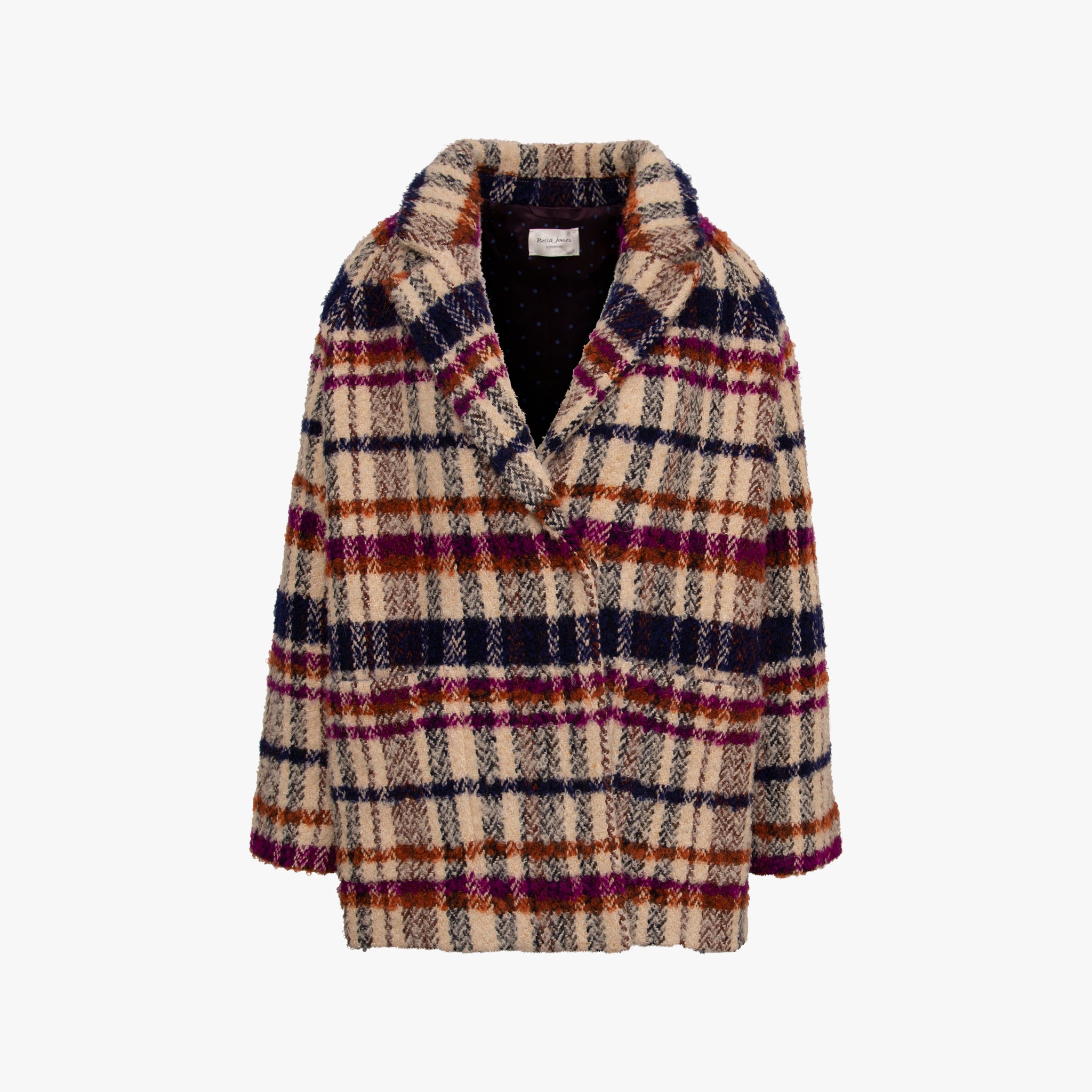 Jacke Karo | marine