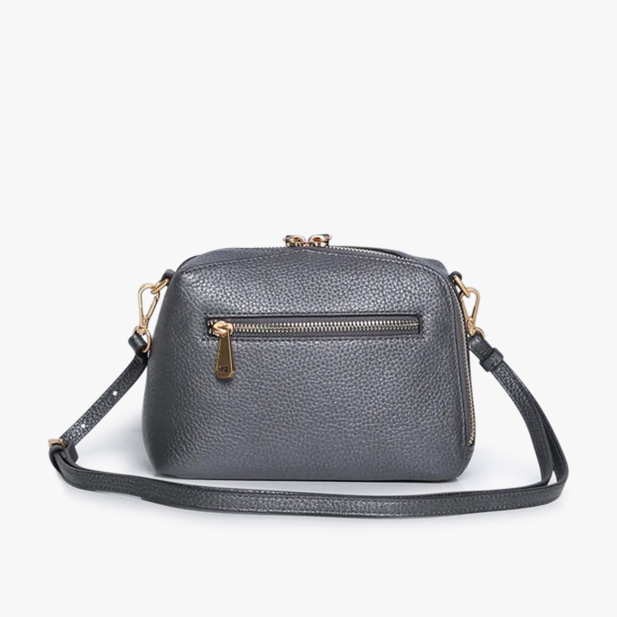 Tasche Diagonalzip | silber