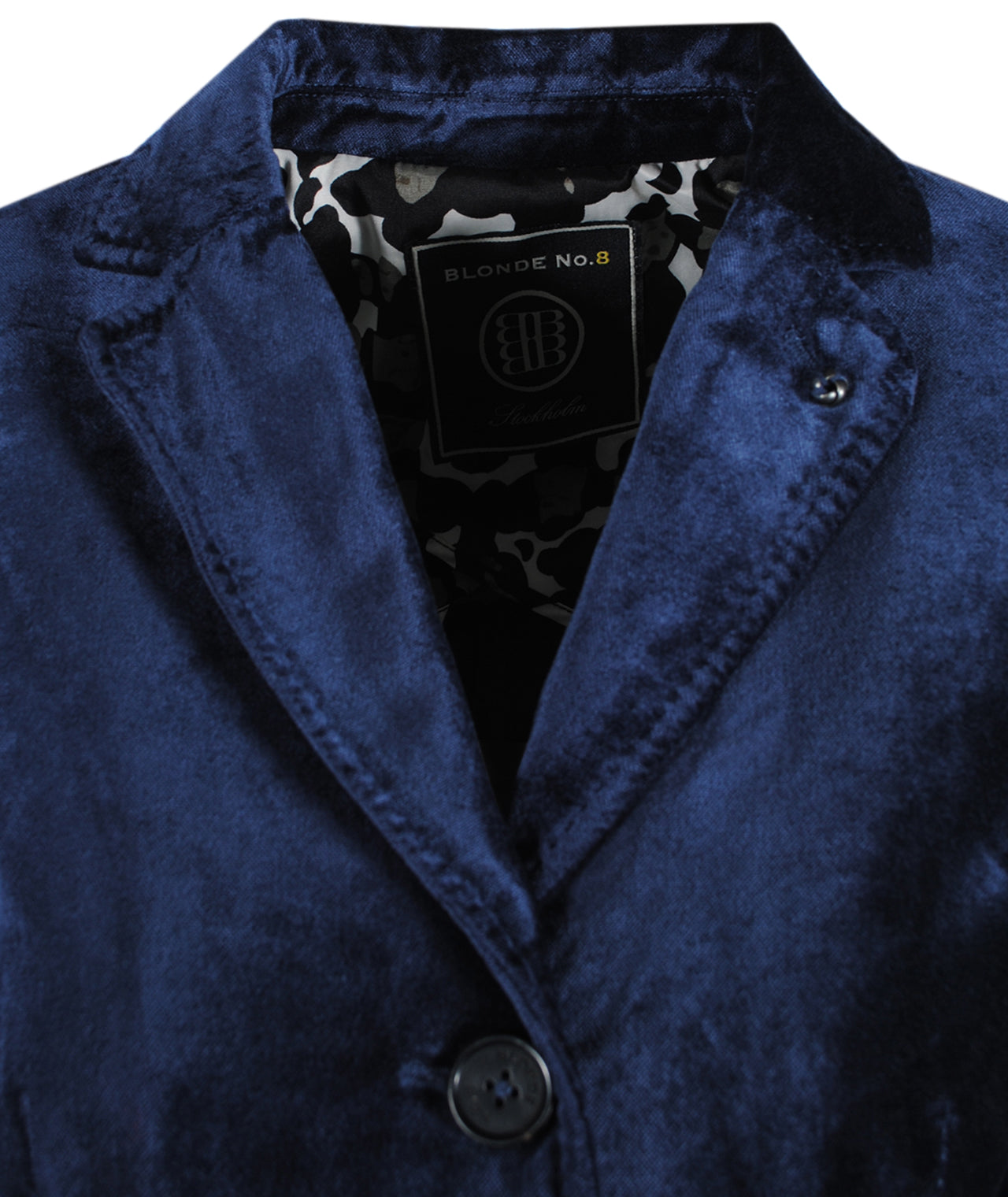 Blazer Samt Mons | blau