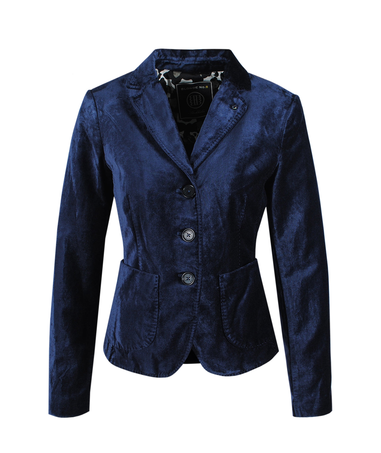 Blazer Samt Mons | blau