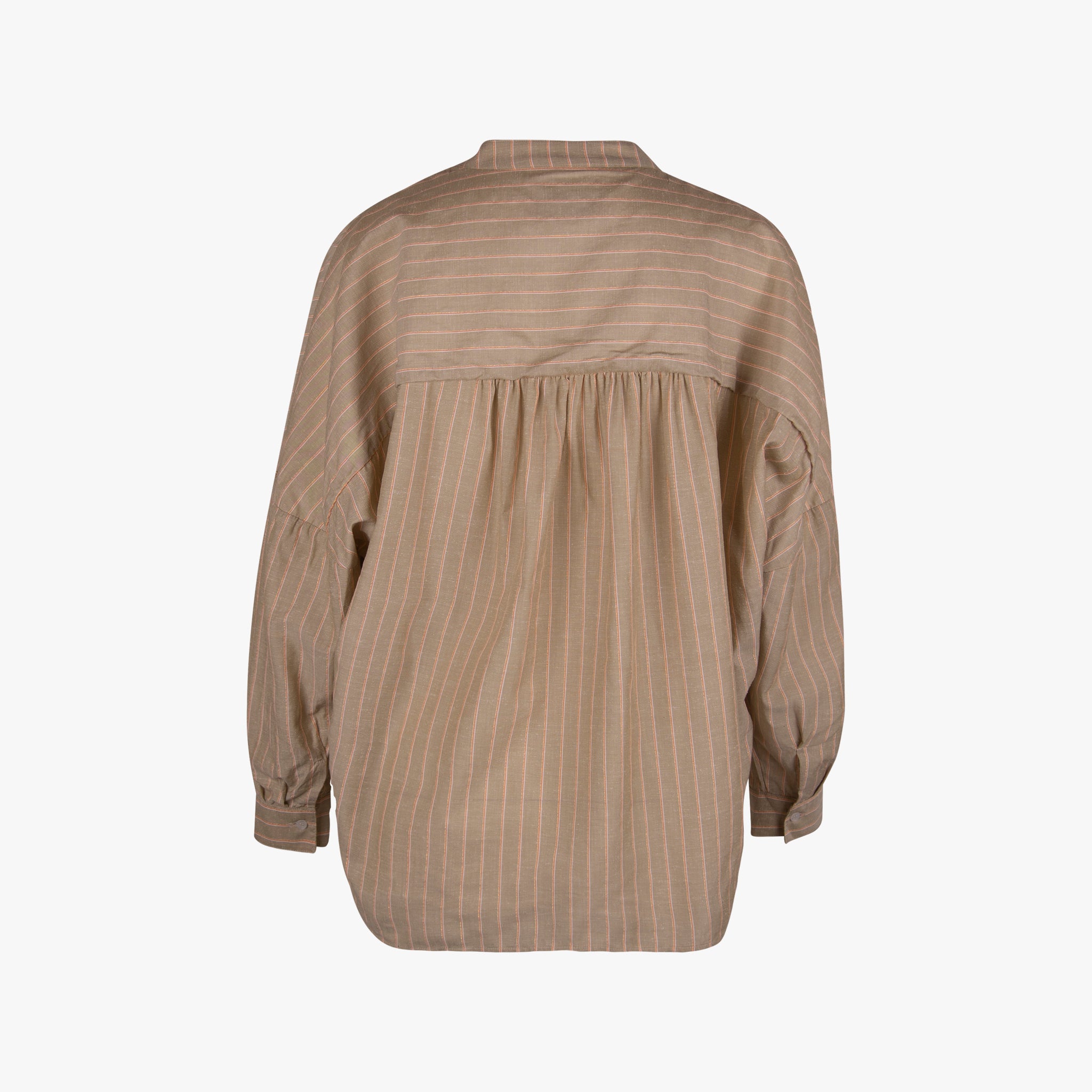 Bluse Lurex Streifen | khaki