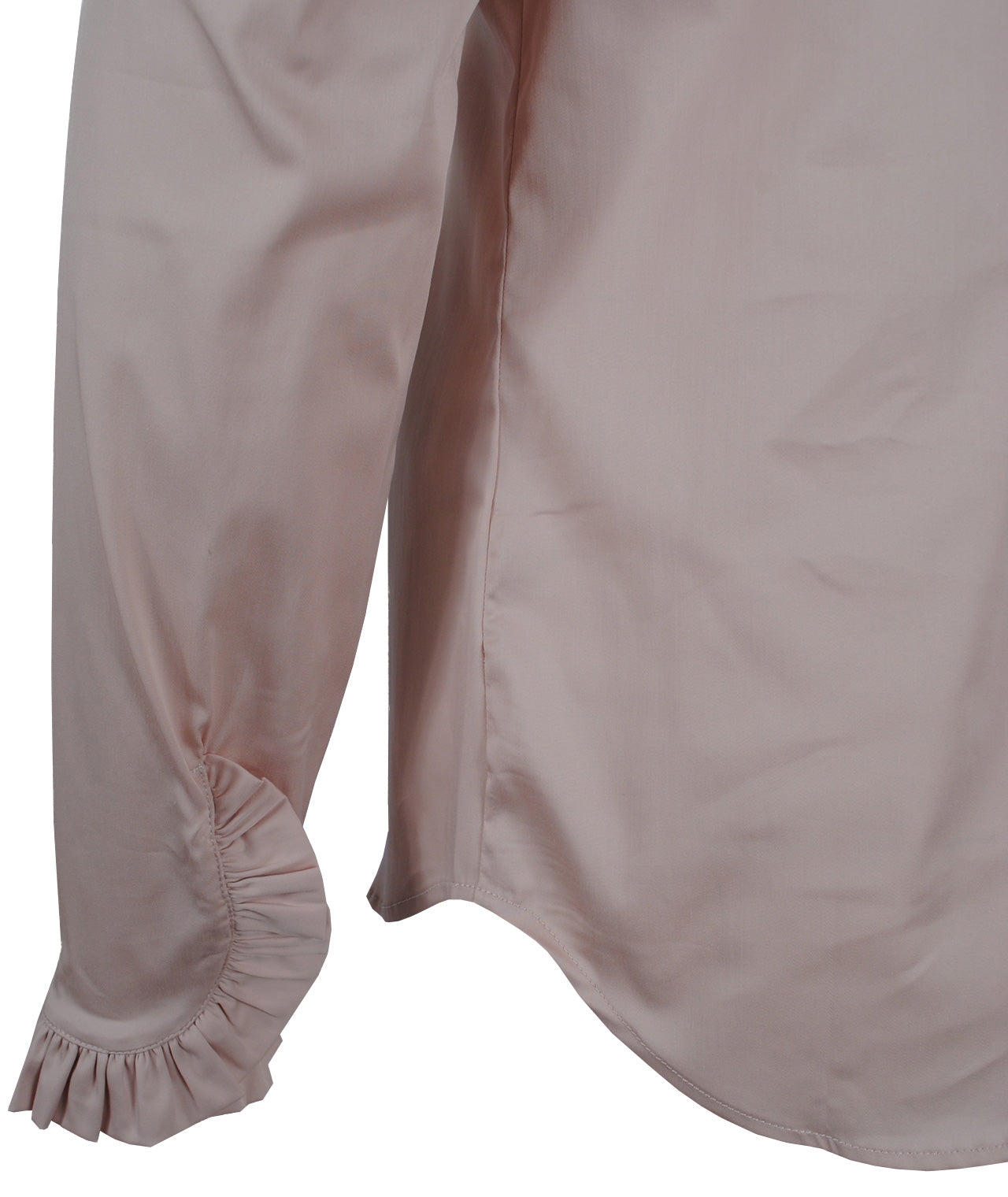 Bluse Rüsche | rose