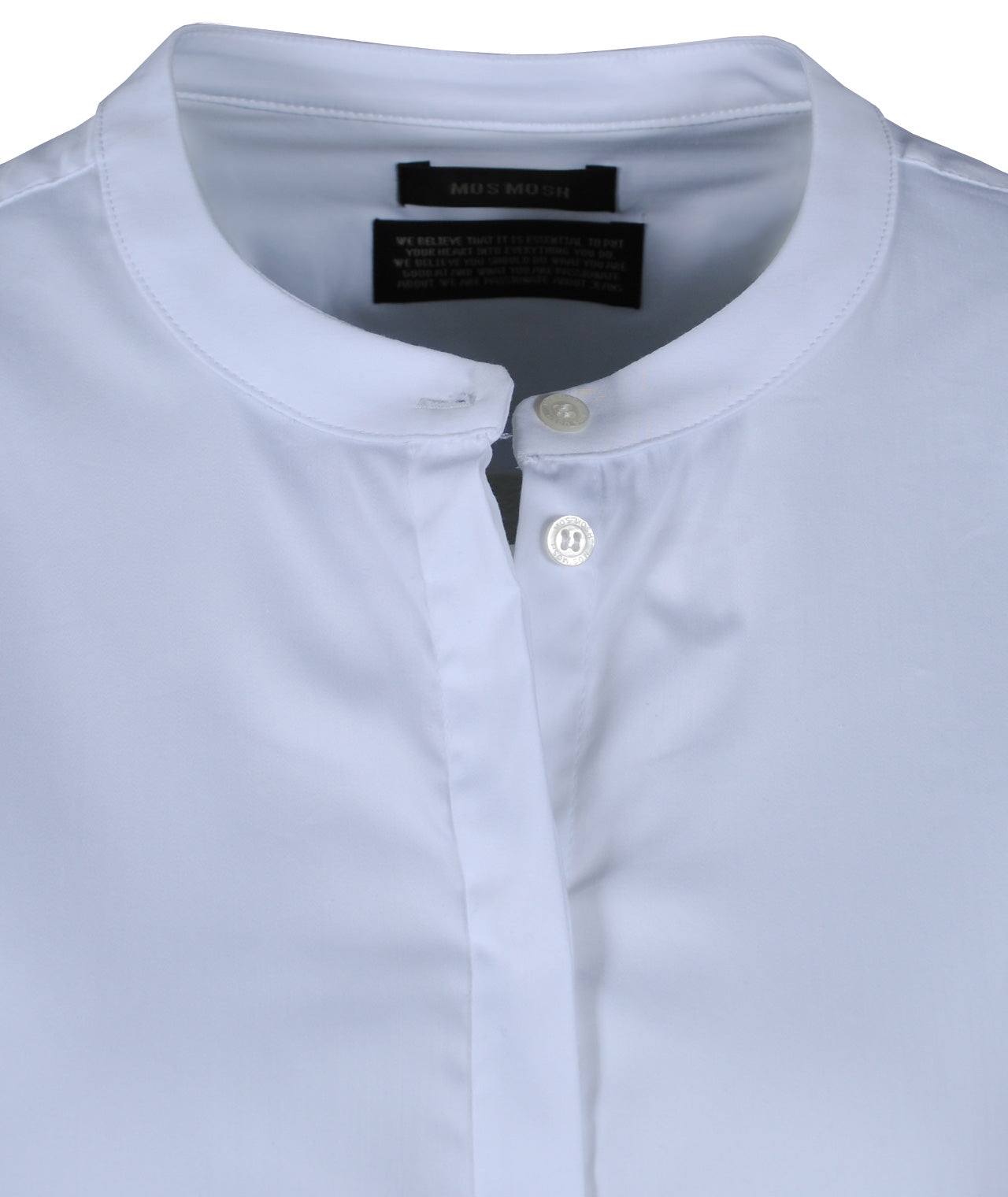 Bluse Rüsche | weiß