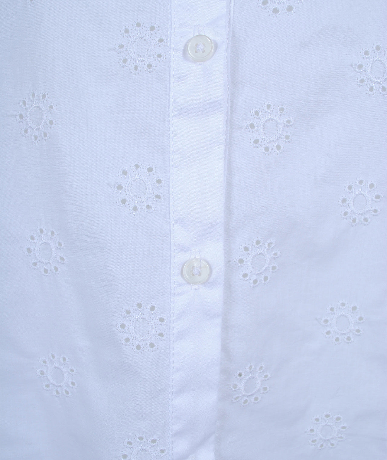 Bluse Stickerei | weiß