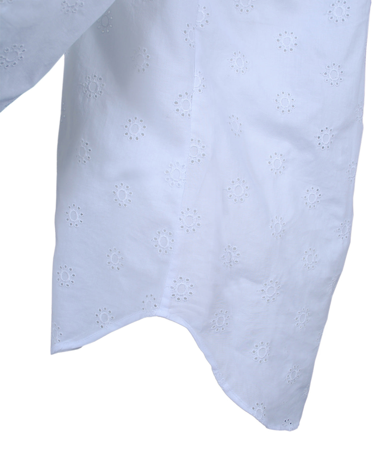 Bluse Stickerei | weiß