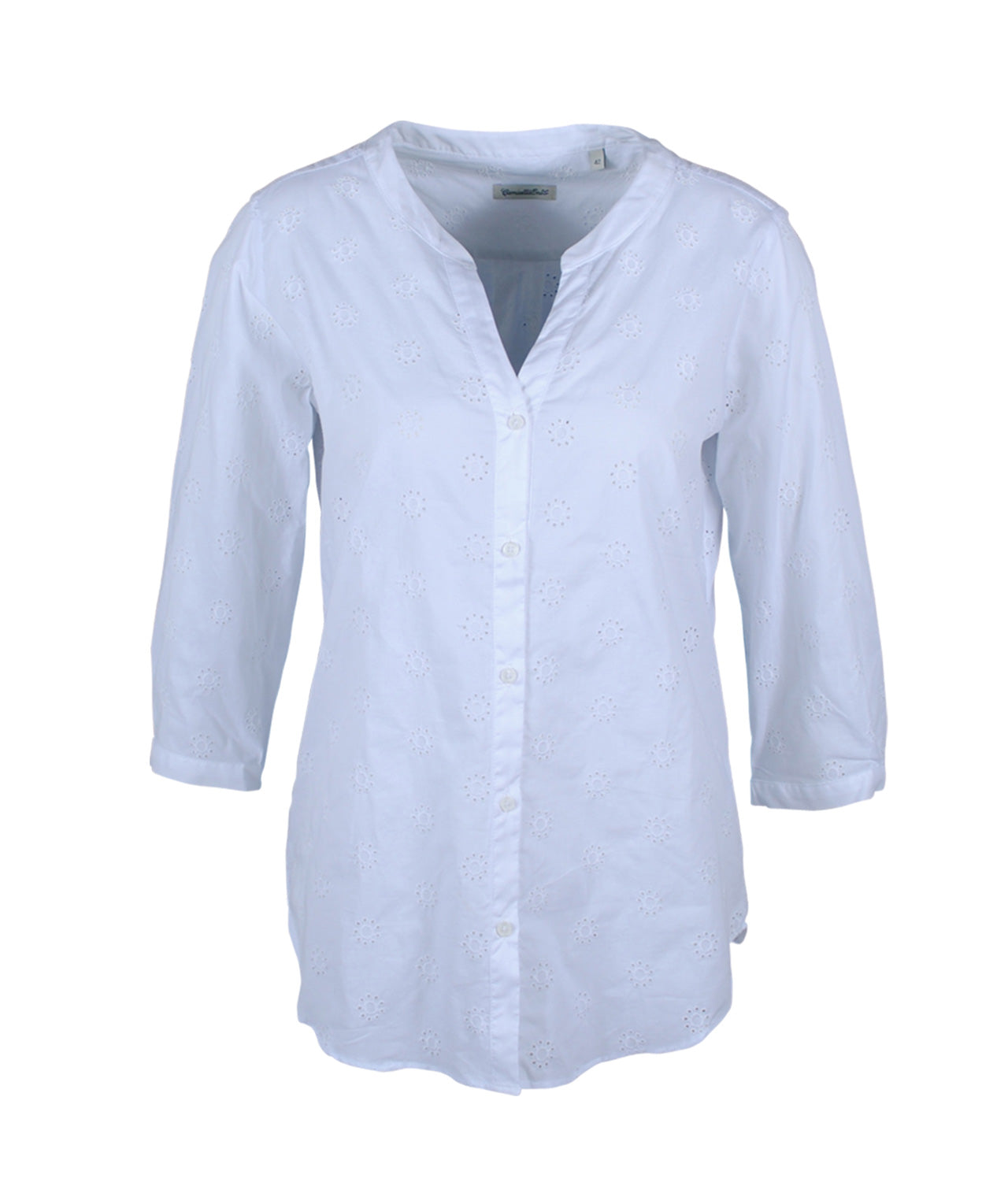 Bluse Stickerei | weiß