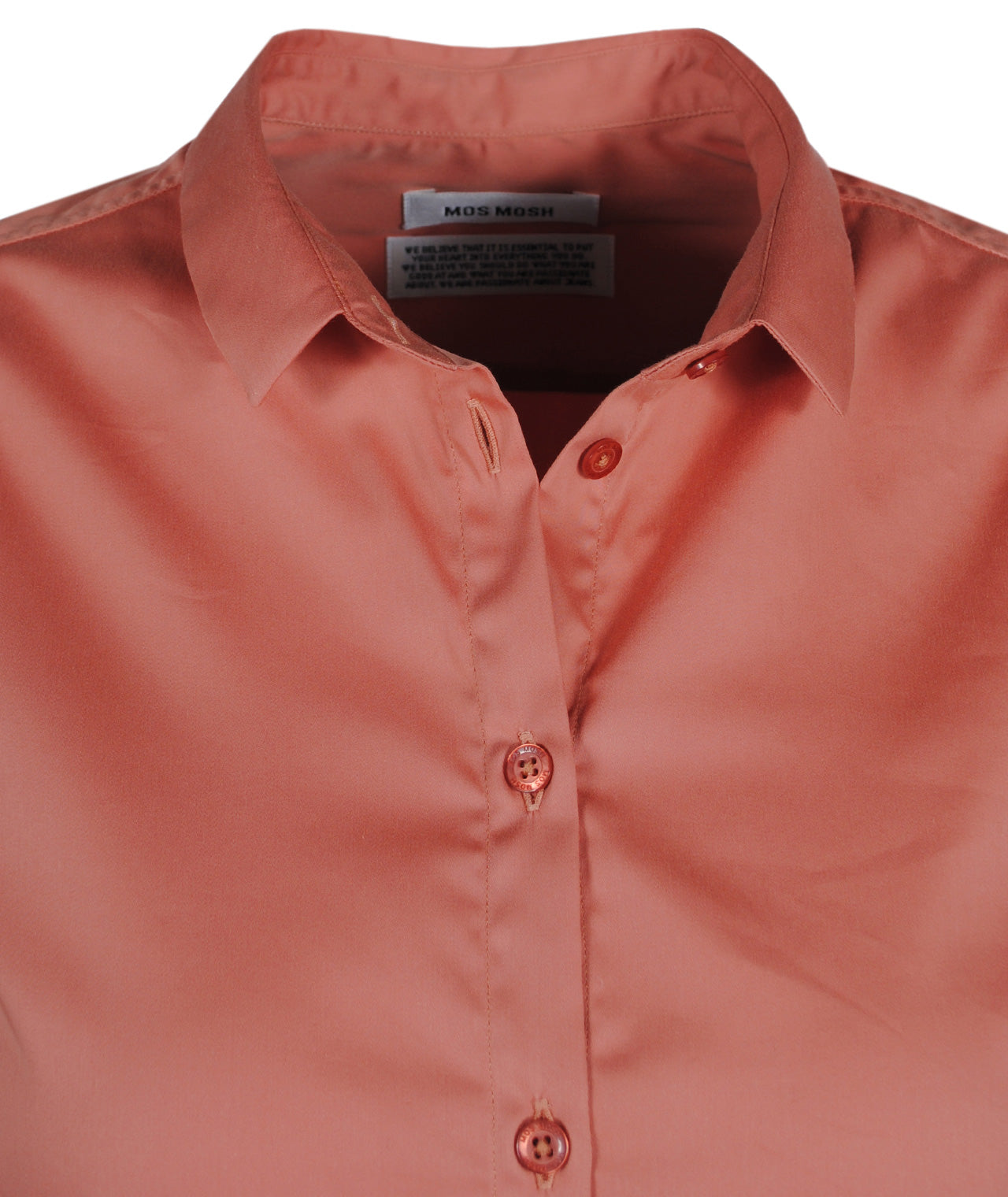 Bluse Classic uni | apricot