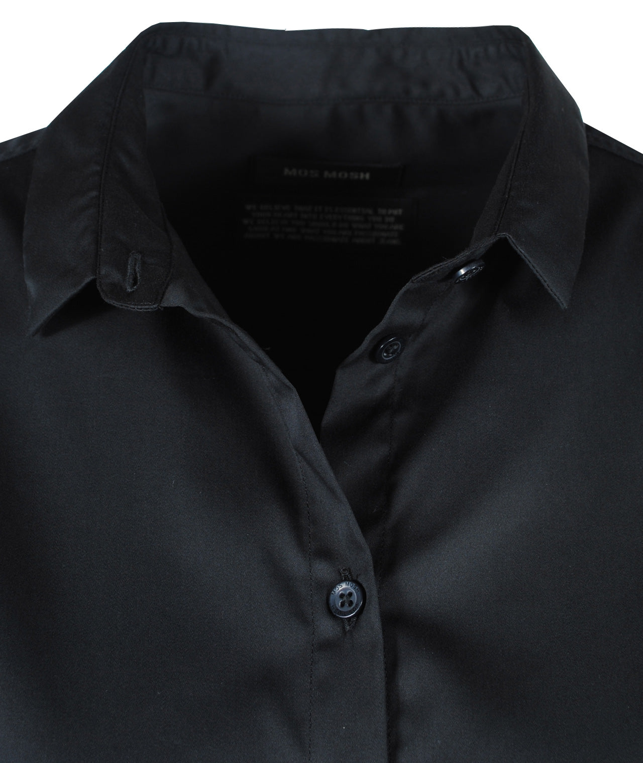 Bluse Classic uni | schwarz