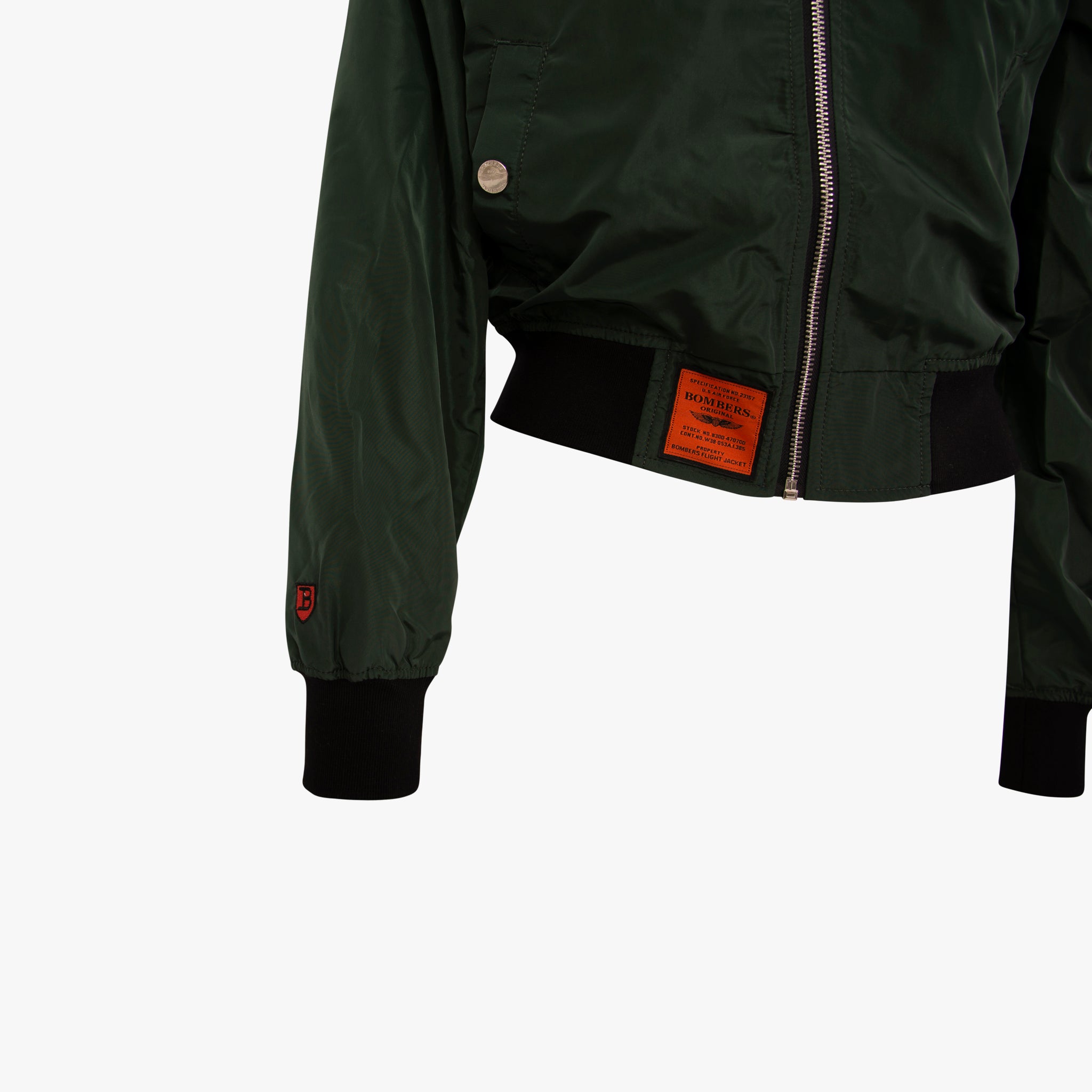 Bombers Original Bomberjacke kurz | dunkelgrün