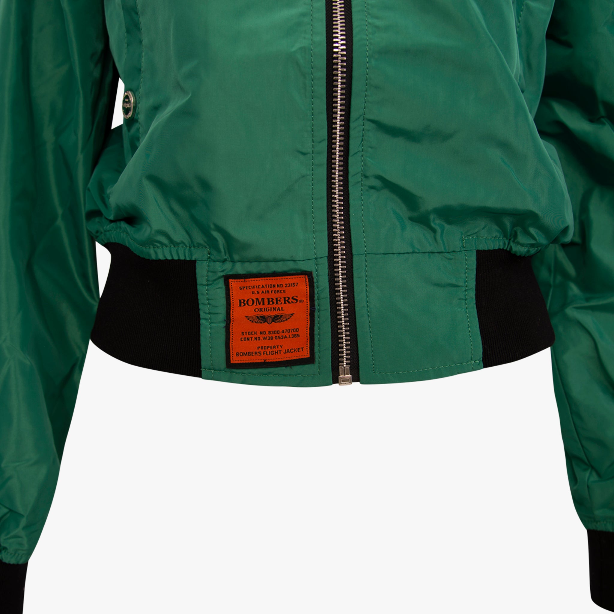Bombers Original Bomberjacke kurz | grün