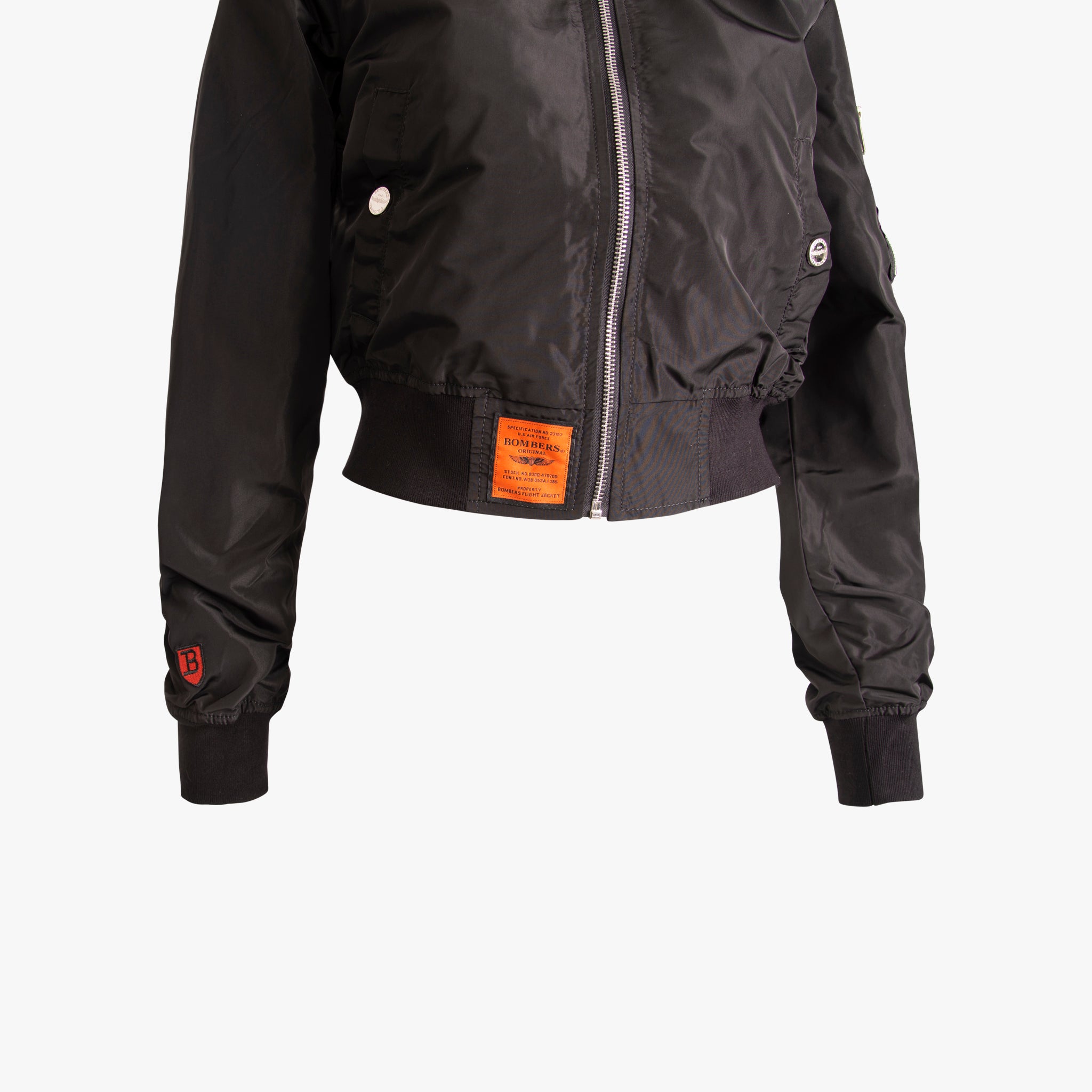 Bombers Original Bomberjacke kurz | schwarz