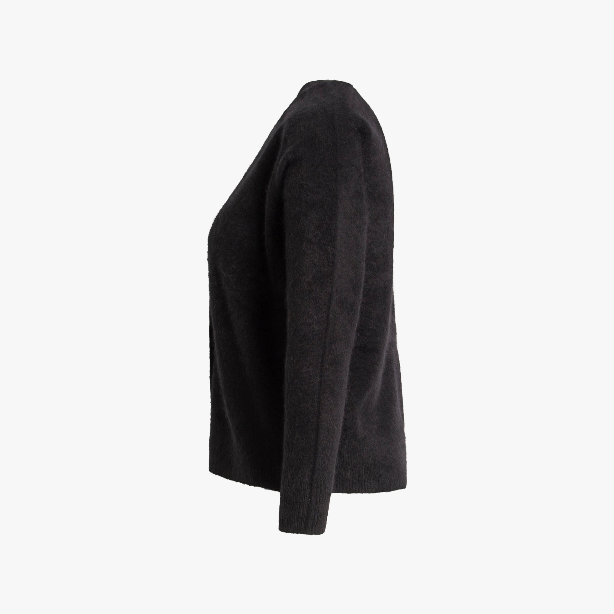 V-Jacke Cosy | schwarz