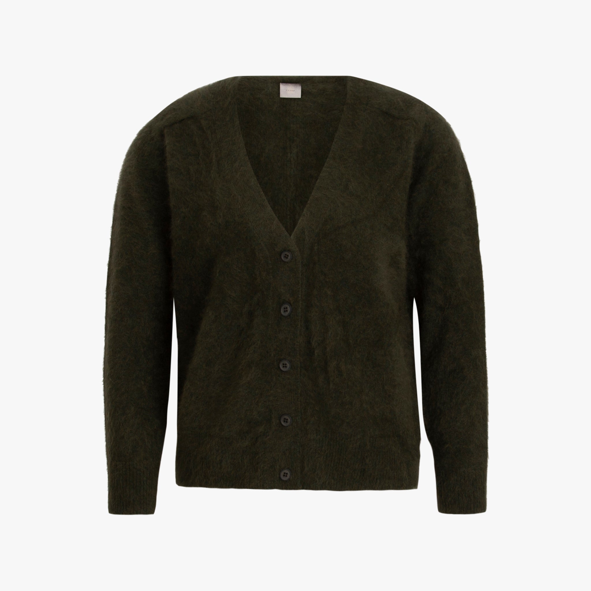 V-Jacke Cosy | khaki