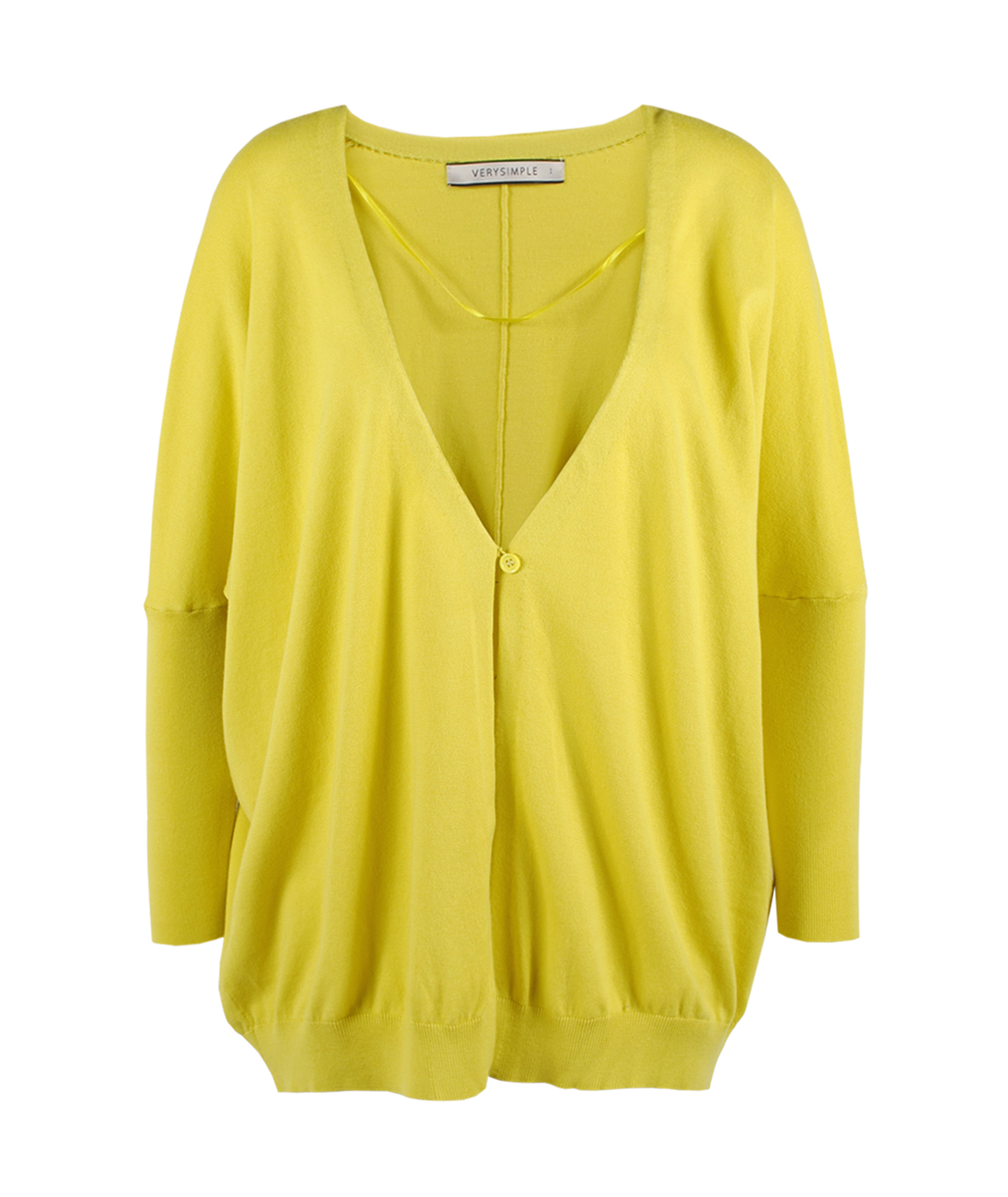 Cardigan oversized | gelb