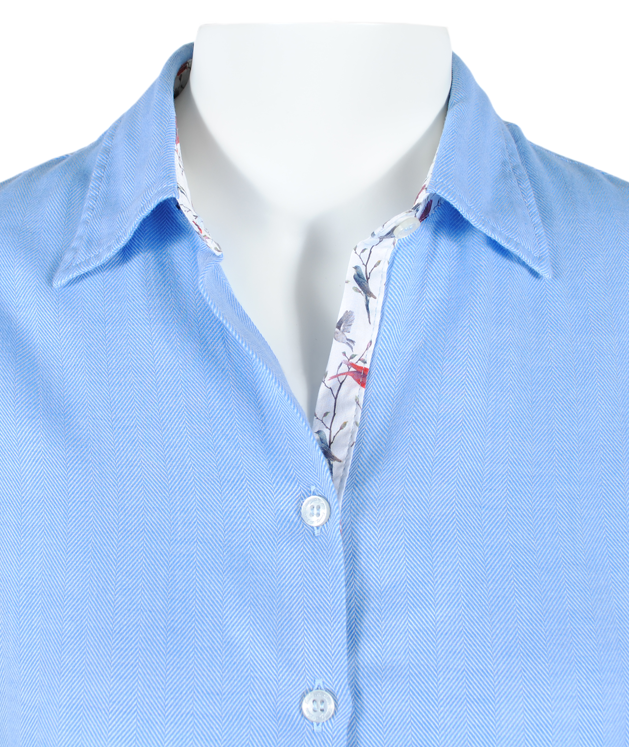 Cashmere Bluse Fiore | hellblau