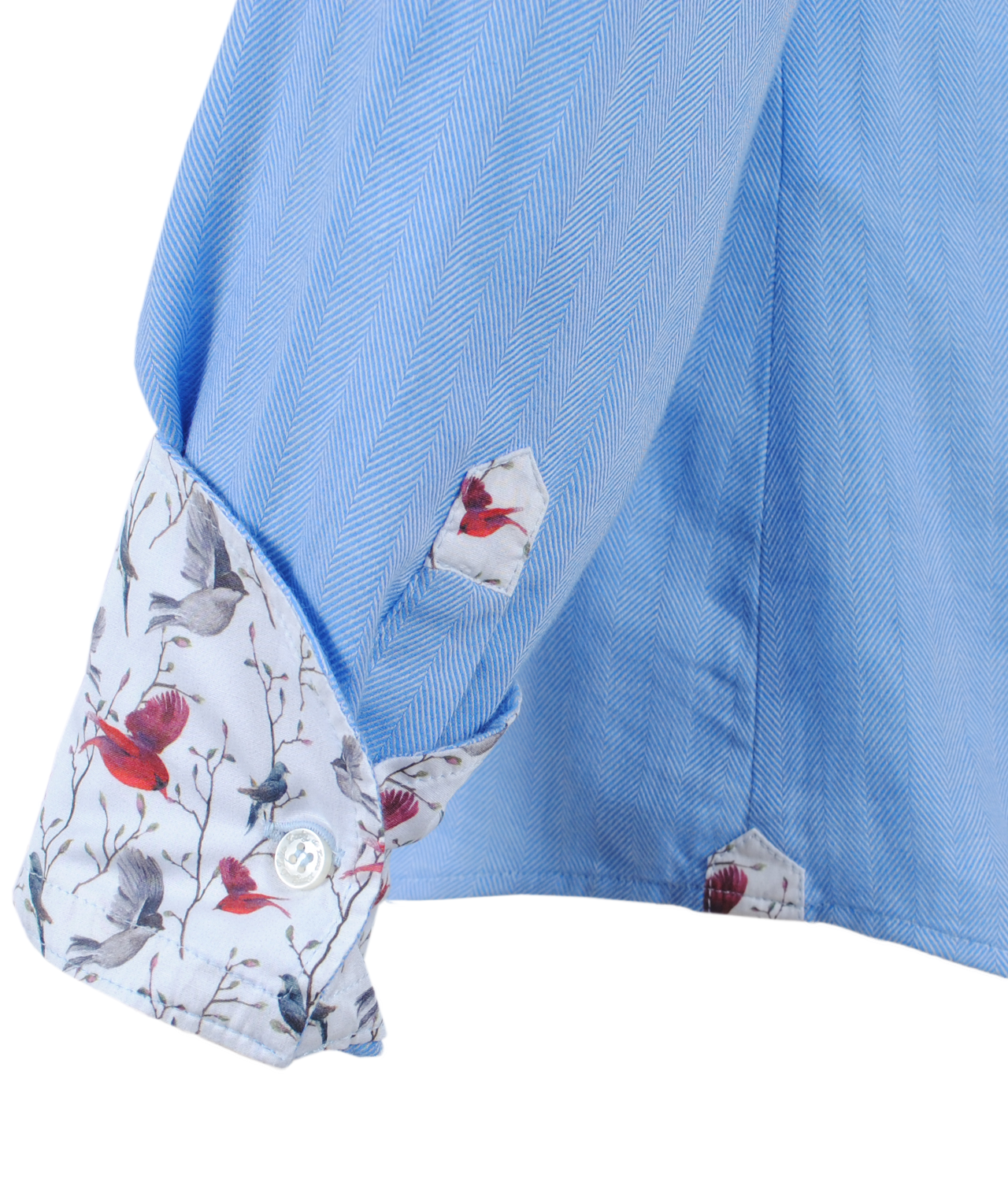 Cashmere Bluse Fiore | hellblau