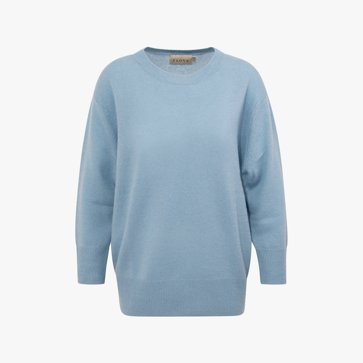 Flona RH-Pullover Loose Knit | hellblau