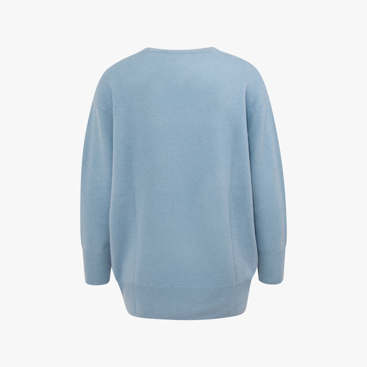 Flona RH-Pullover Loose Knit | hellblau