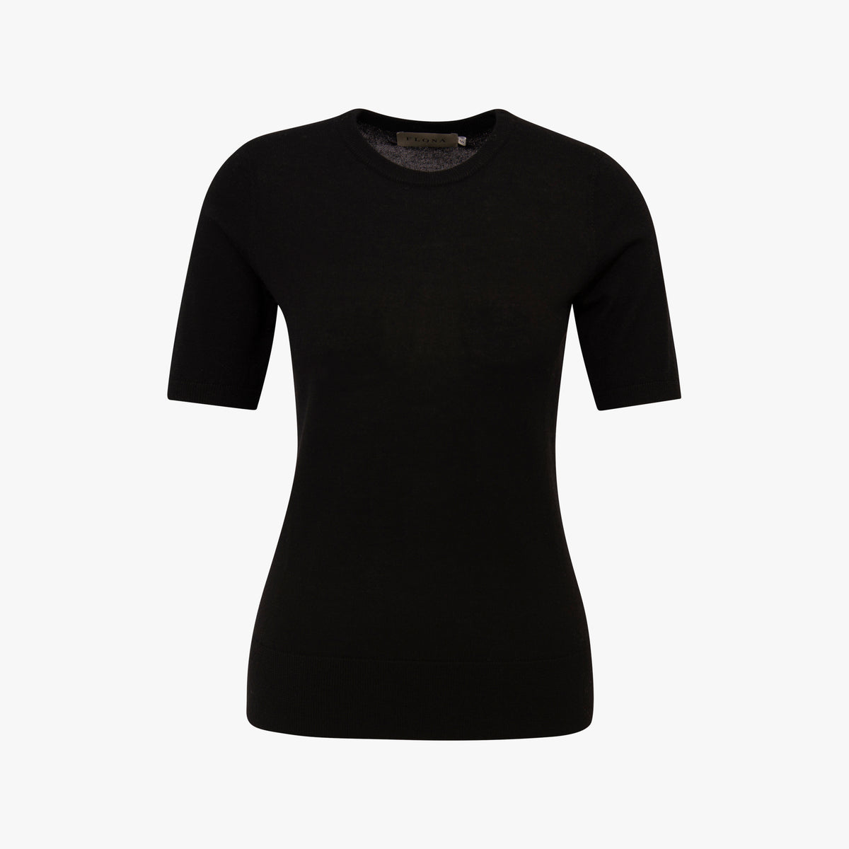 Flona 1/2 RH-Pullover Cashmere | schwarz