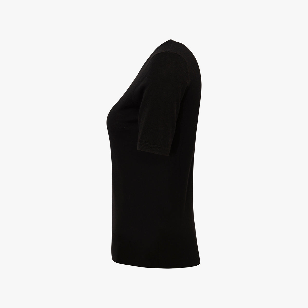 Flona 1/2 RH-Pullover Cashmere | schwarz
