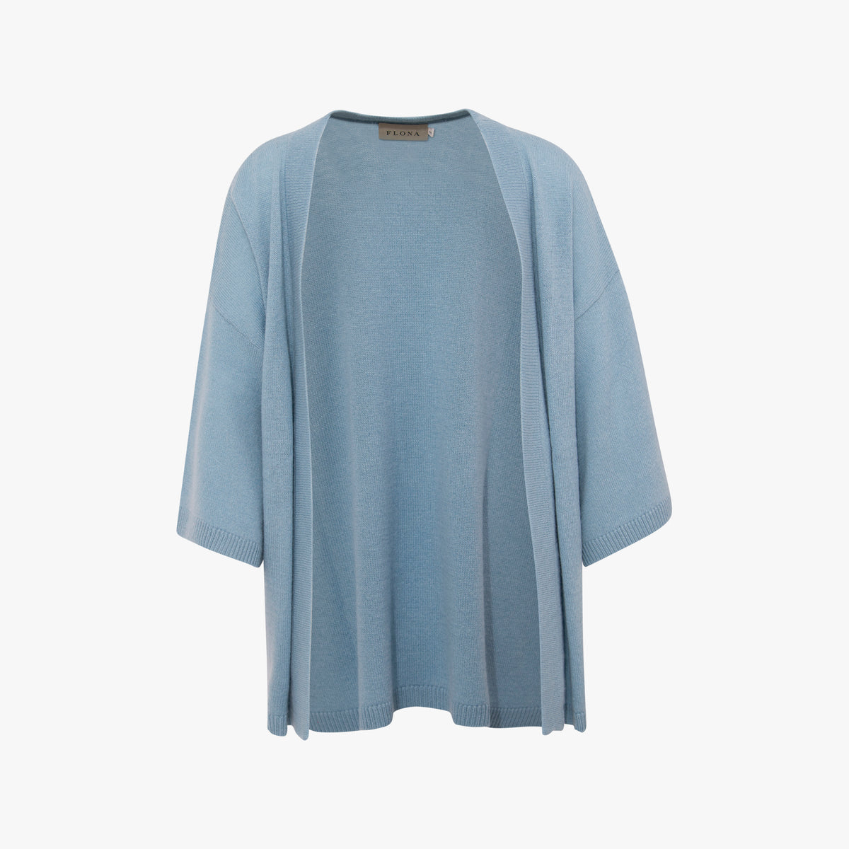 Absolute Cashmere Cardigan Cashmere open | hellblau