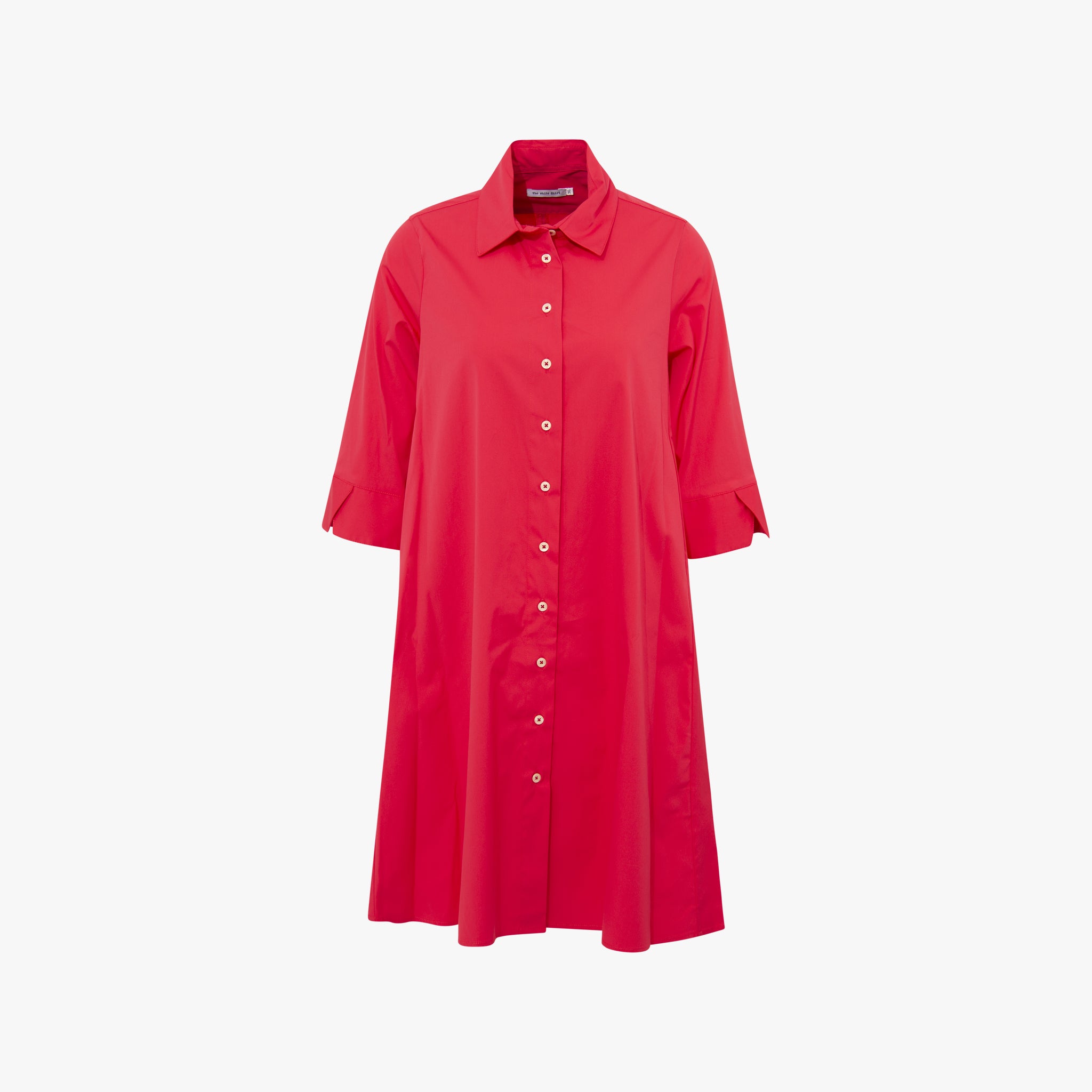 The White Shirt Hemdblusenkleid uni | pink