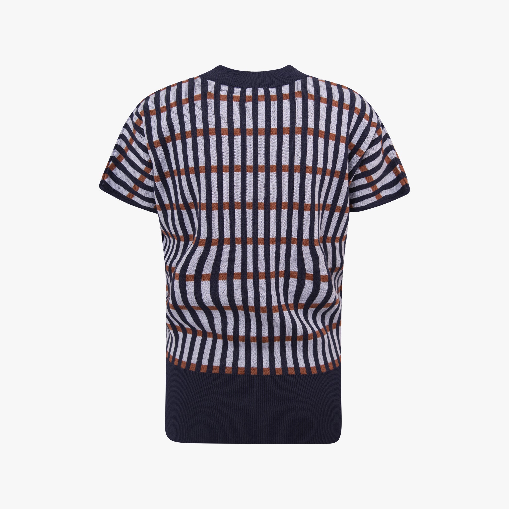 SKFK V-Pullover Gittermuster | multicolor