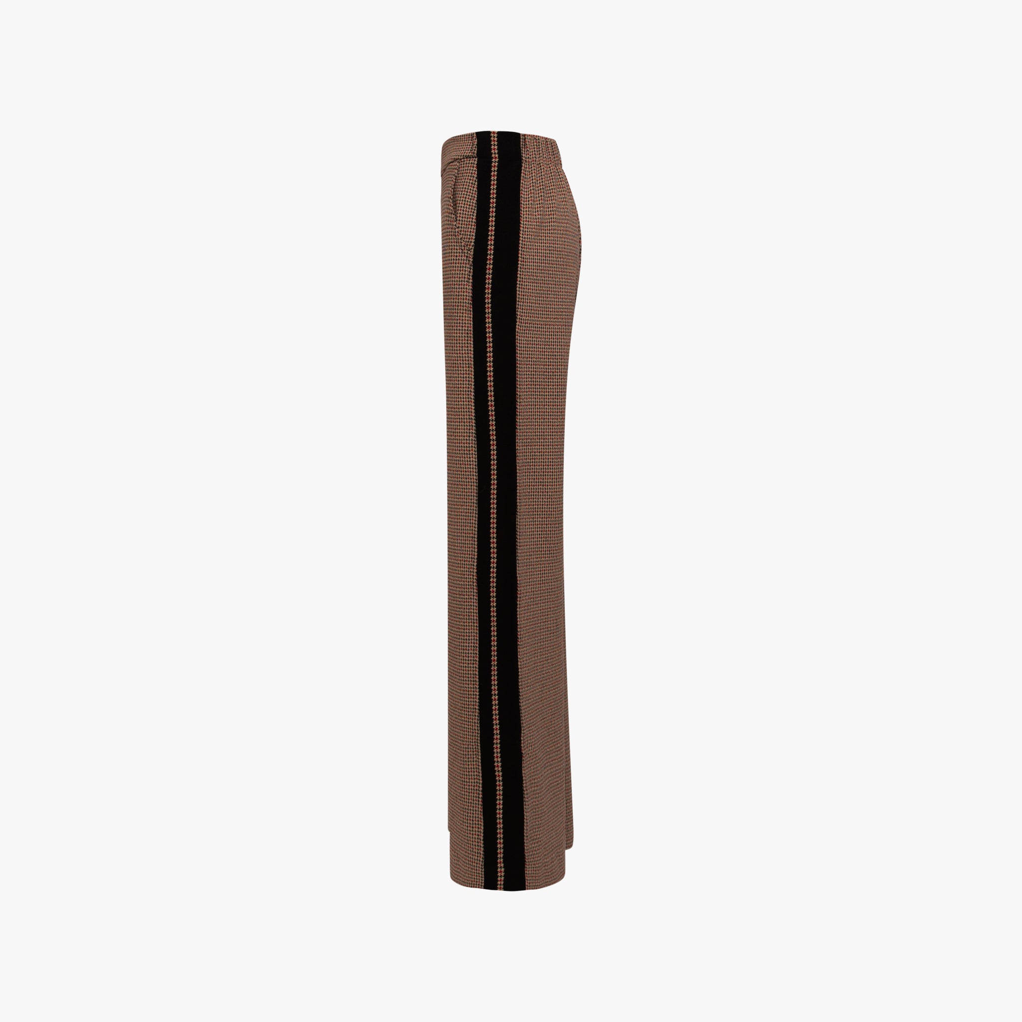 Hose Tweedoptik | braun-beige