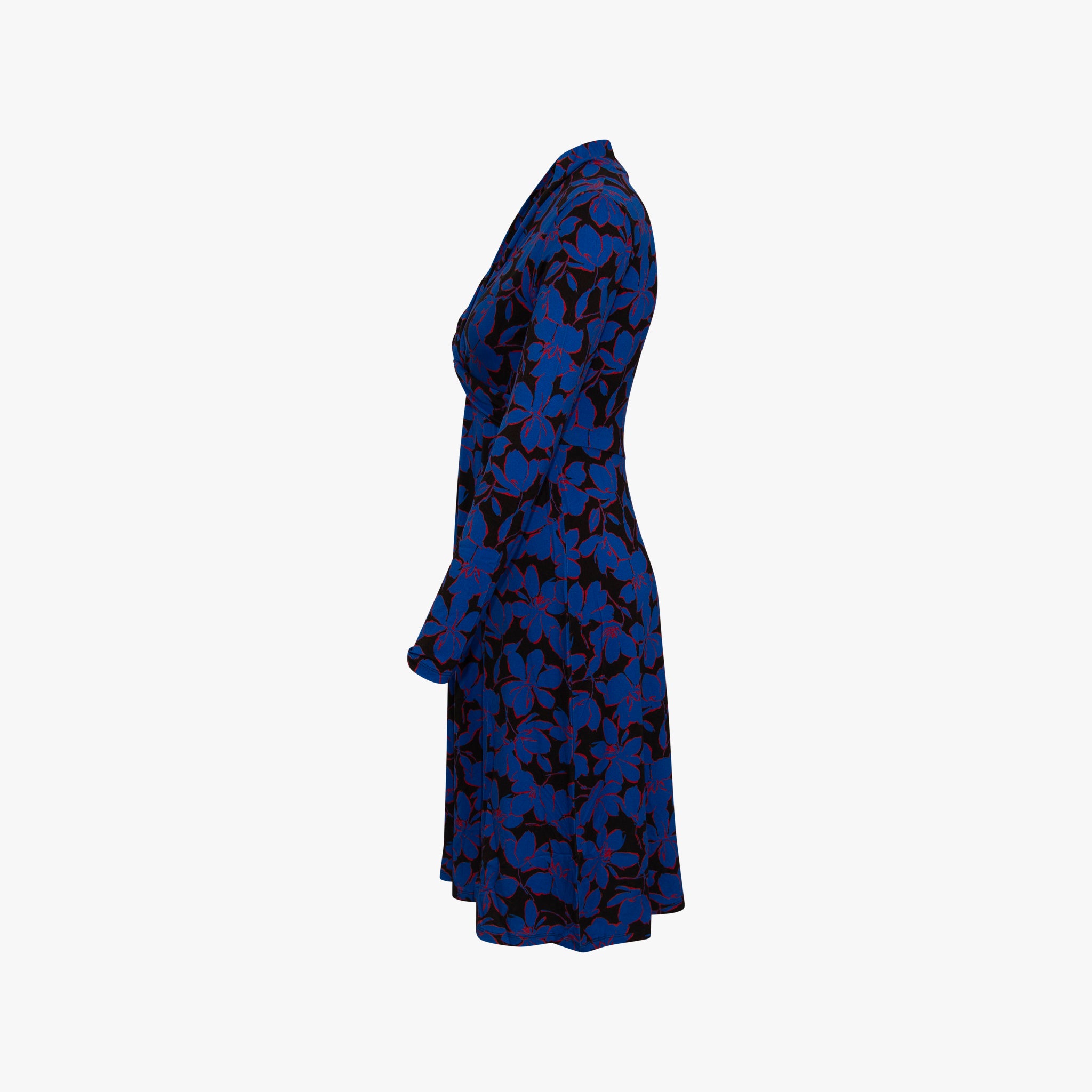 Wickelkleid Knoten | blau