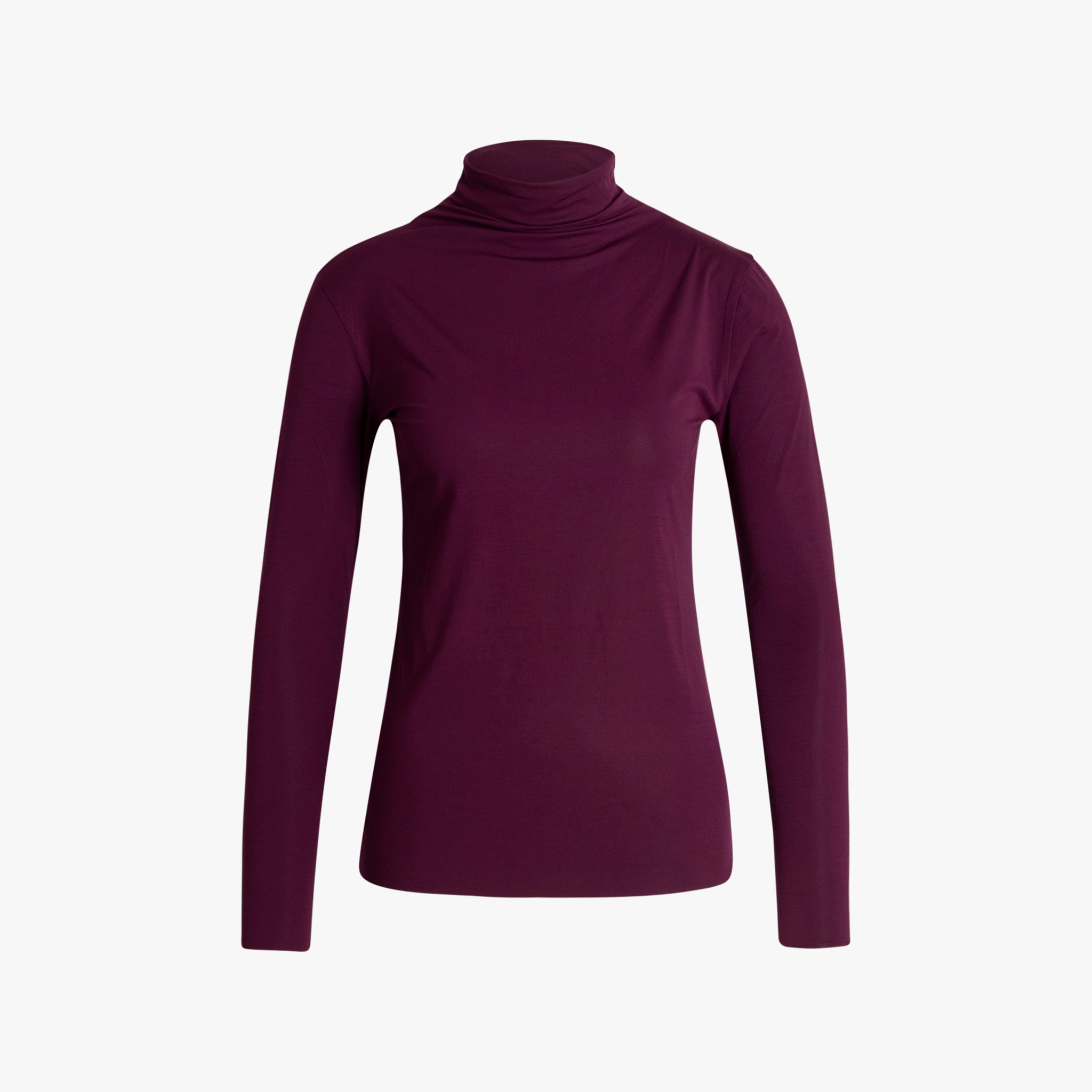 Turtle Neck Shirt | bordeaux