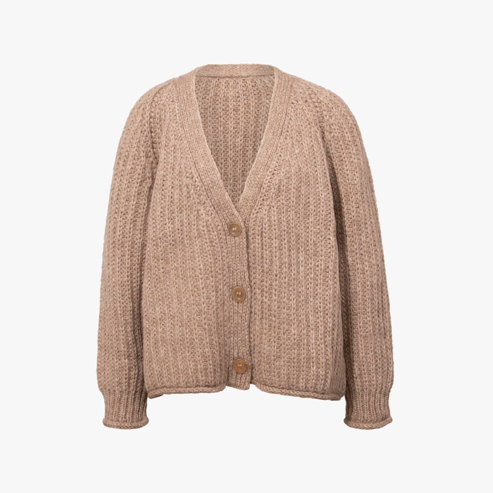 Cardigan kurz | beige