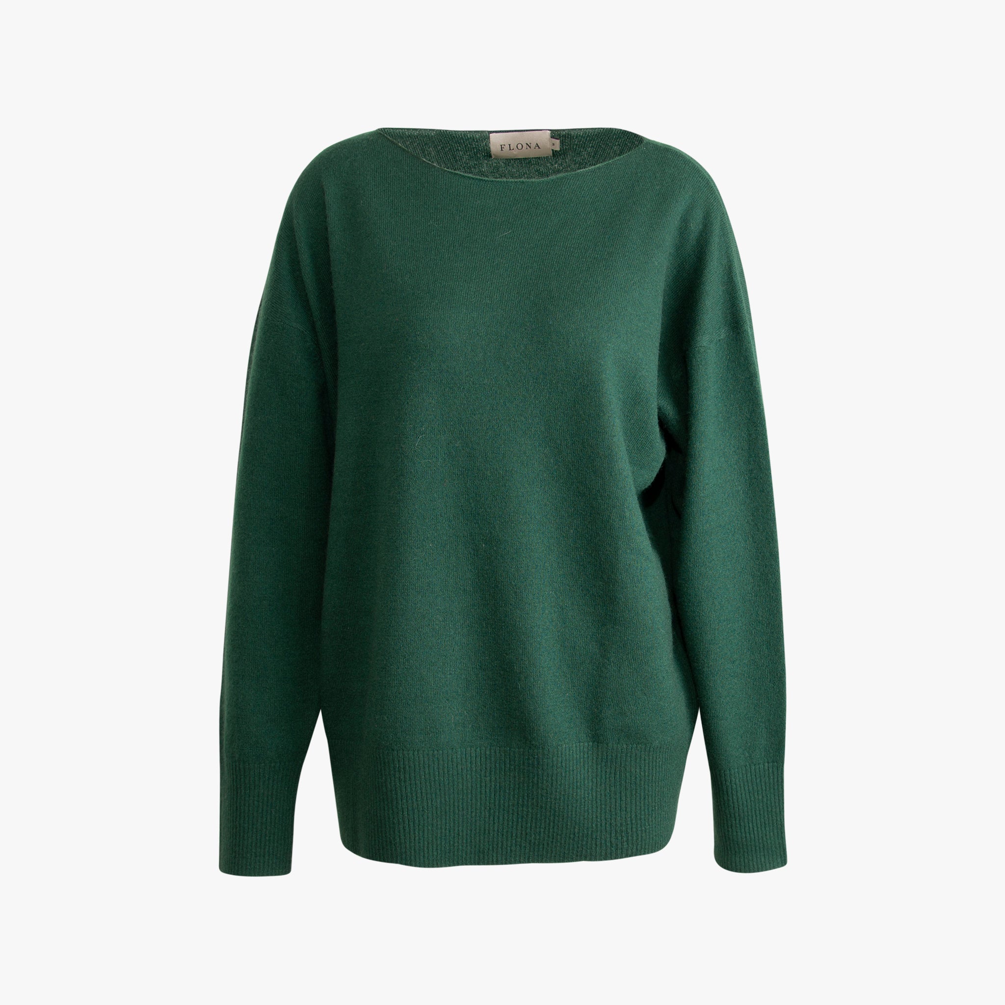 RH-Pulli Basic Cashmere | flaschengruen