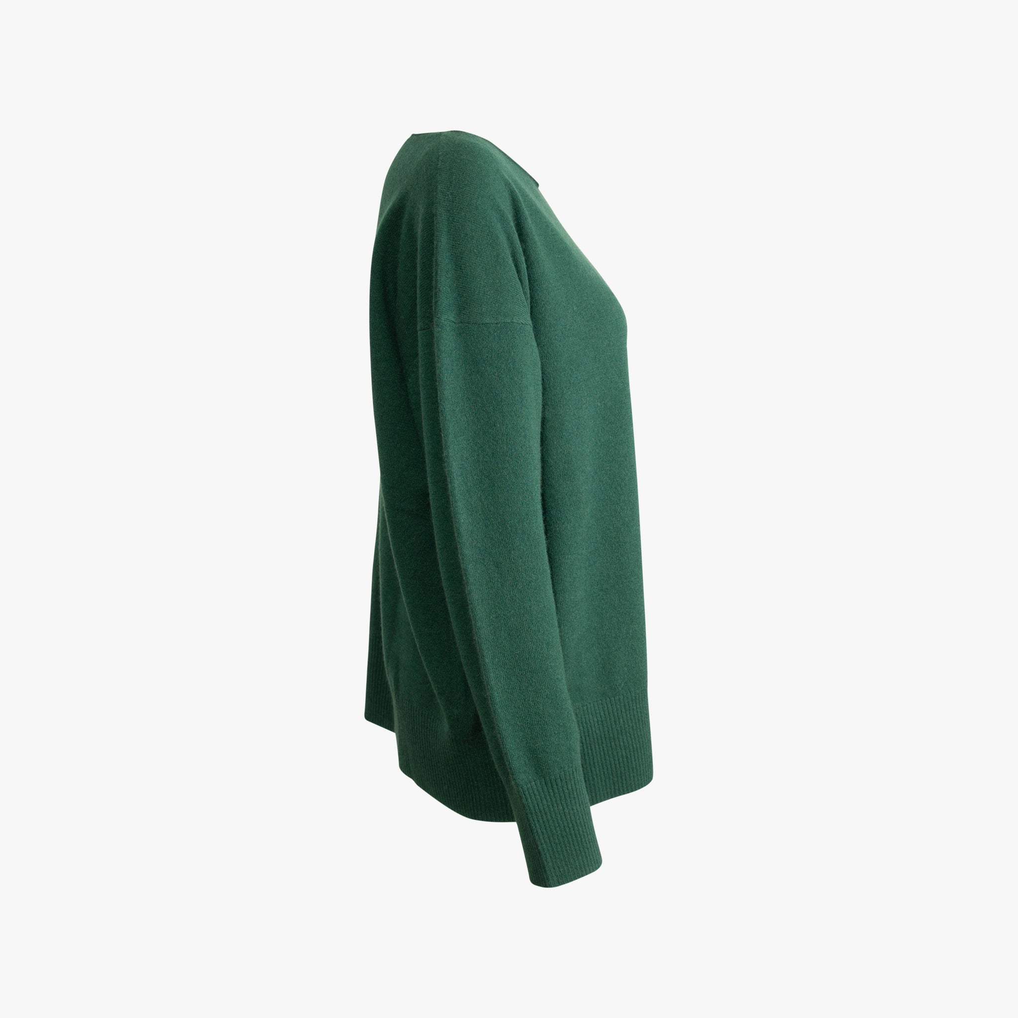 RH-Pulli Basic Cashmere | flaschengruen